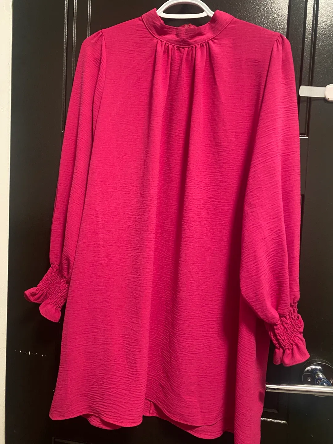 New Bulent Tuxon Pink Long Sleeve Dress - Size S-M thumbnail