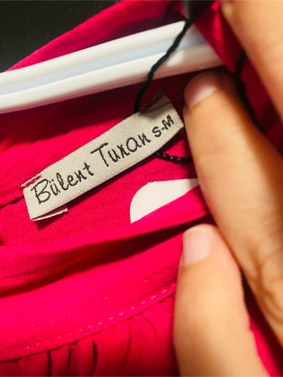 New Bulent Tuxon Pink Long Sleeve Dress - Size S-M image indicator(6)