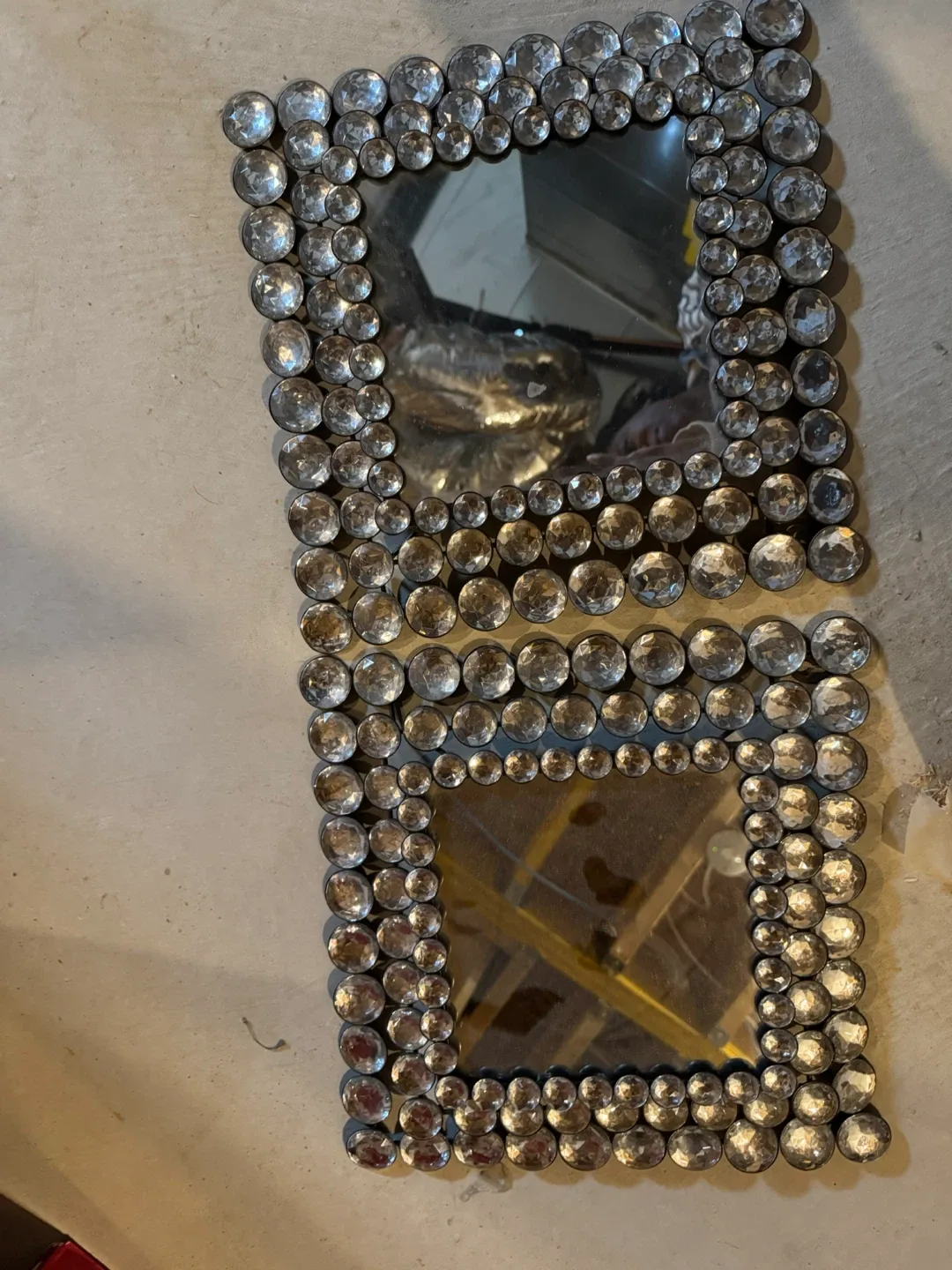 Decorative Mirror with Gem Accents thumbnail