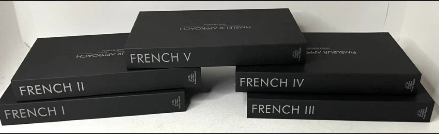 Pimsleur French Gold Edition Complete Set (Levels 1-5) 80 CDs image indicator(2)
