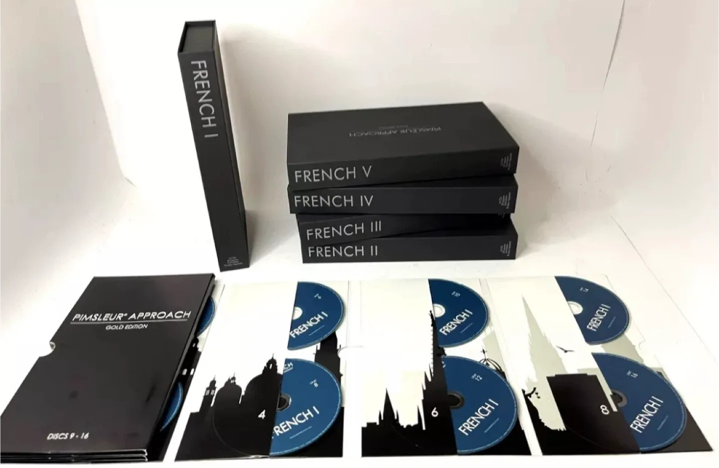Pimsleur French Gold Edition Complete Set (Levels 1-5) 80 CDs thumbnail