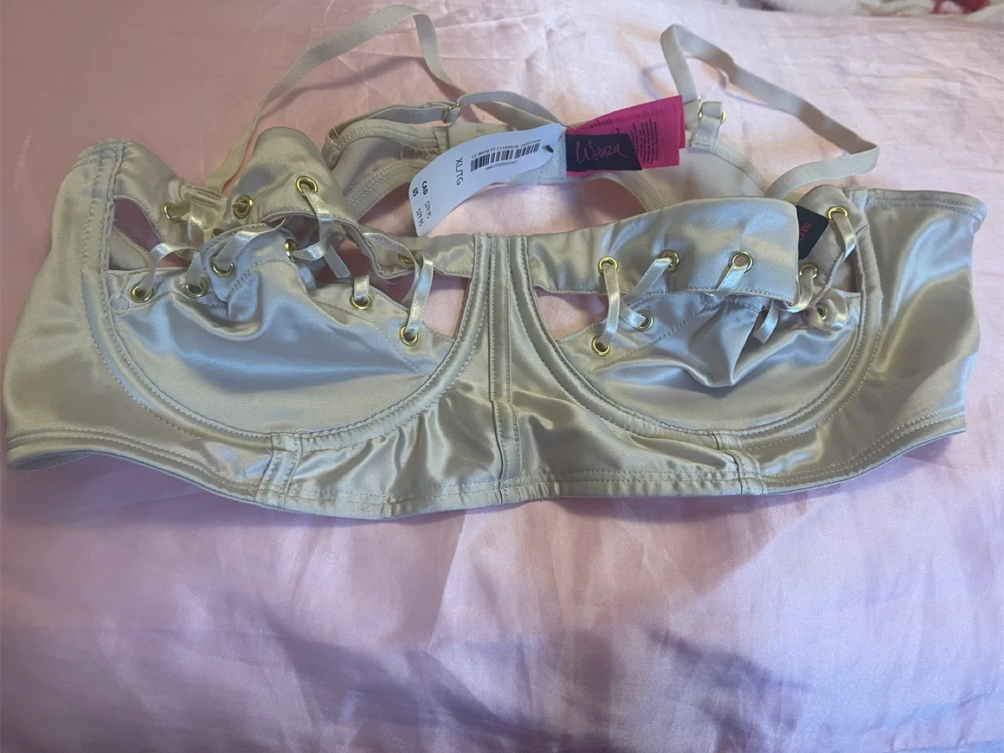 Lace Up Bra - Size XL