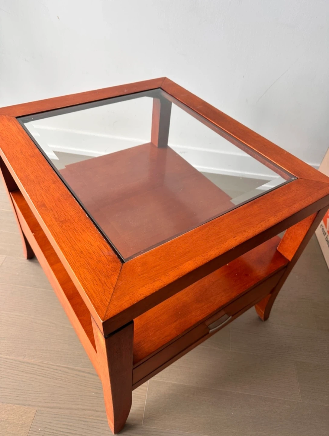 Wood & Glass Coffee Table - photo 2