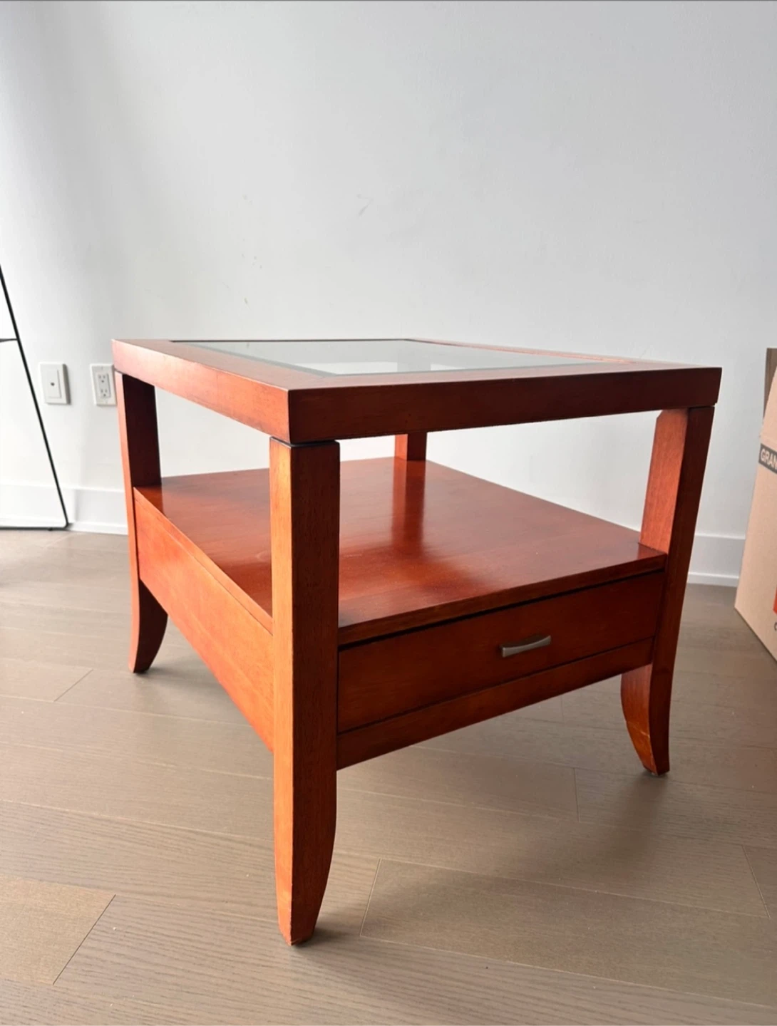 Wood & Glass Coffee Table