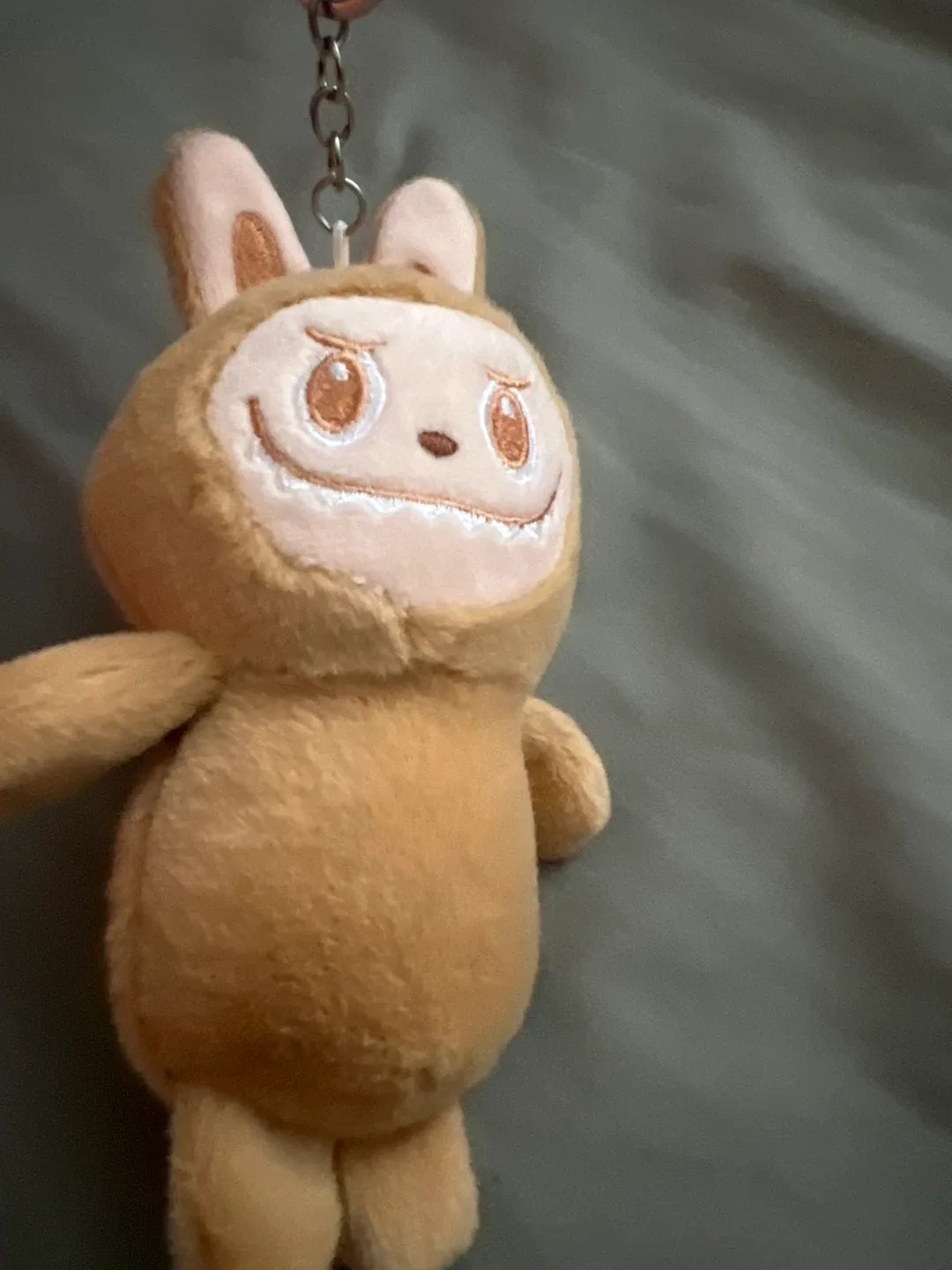 Smiling Labubu Plush Keychain image indicator(2)