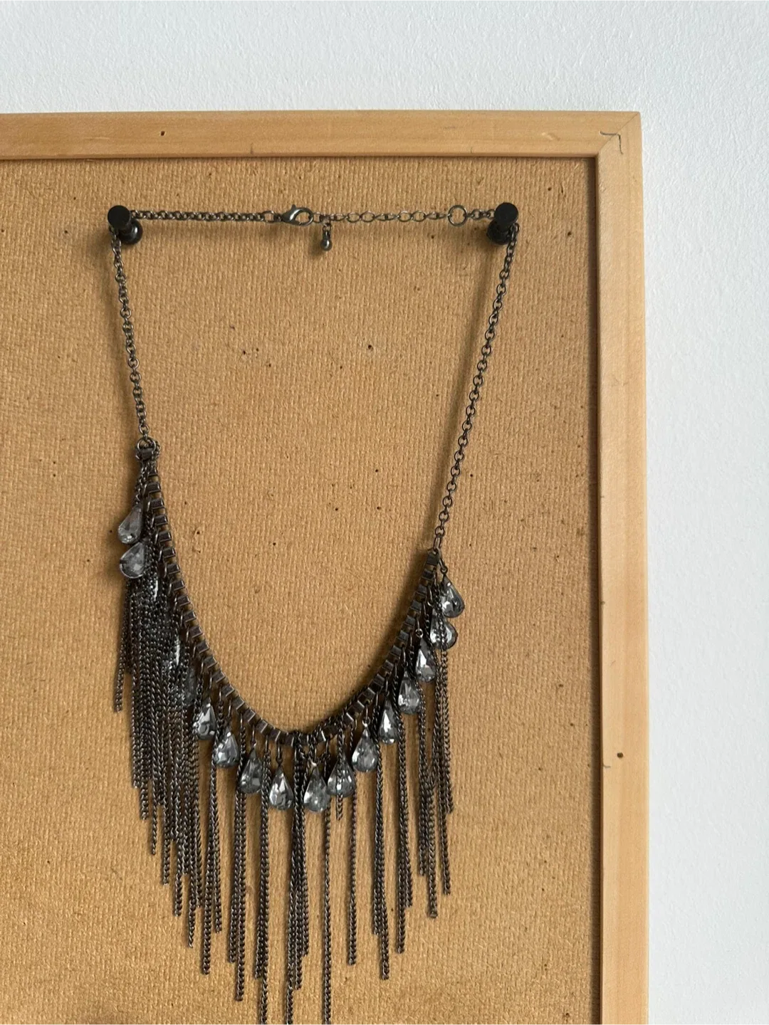 Dark Metal Statement Necklace thumbnail