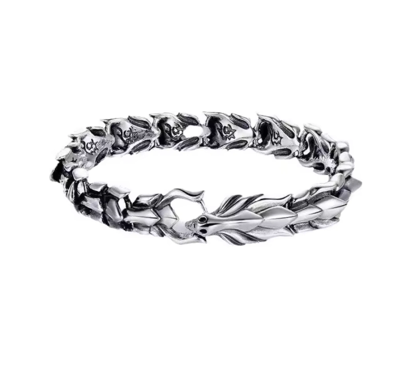 Dragon Bone Bracelet - Antique Silver - photo 4