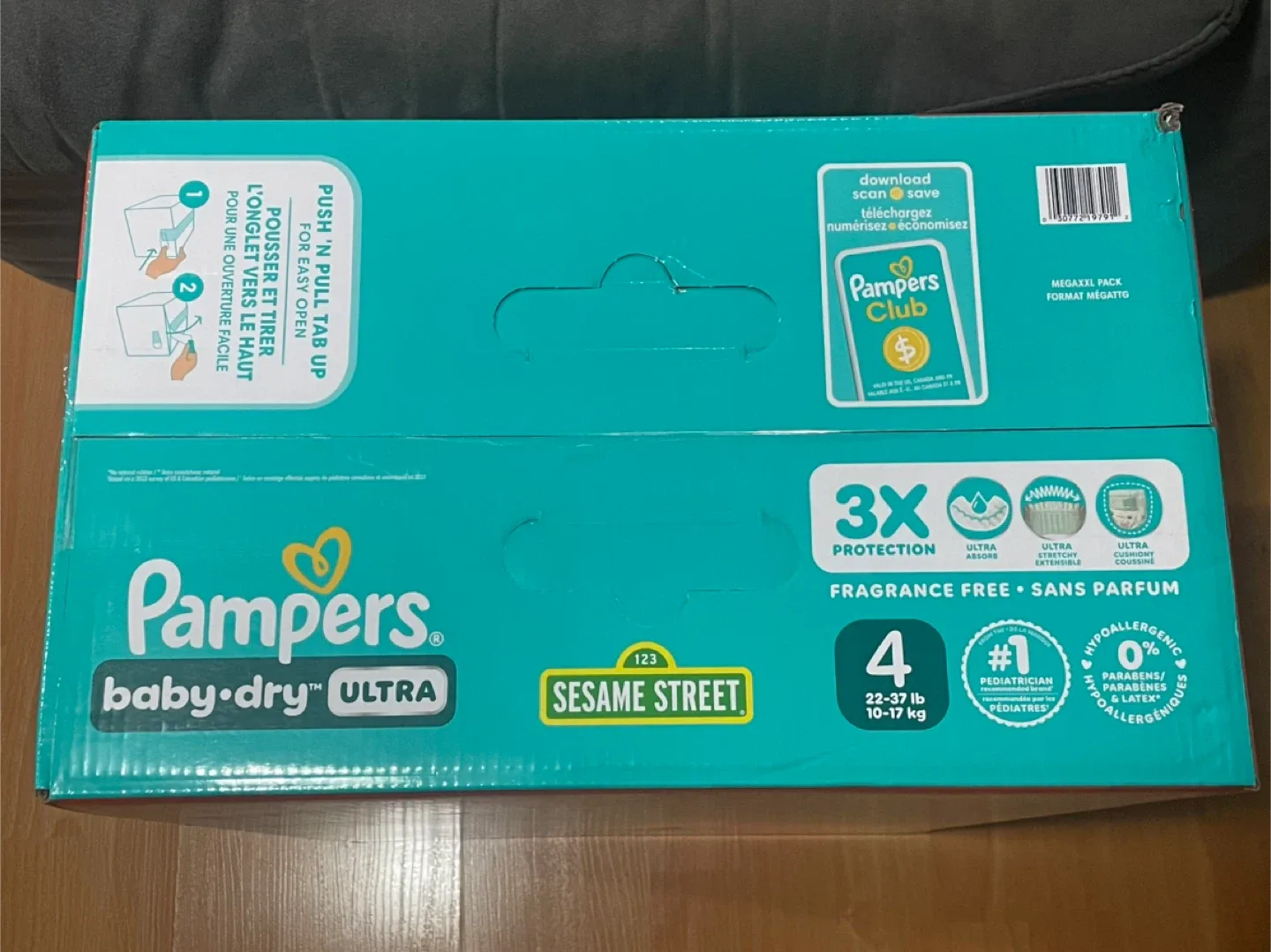 Pampers Baby-Dry Ultra Size 4 (156 Diapers) image indicator(2)
