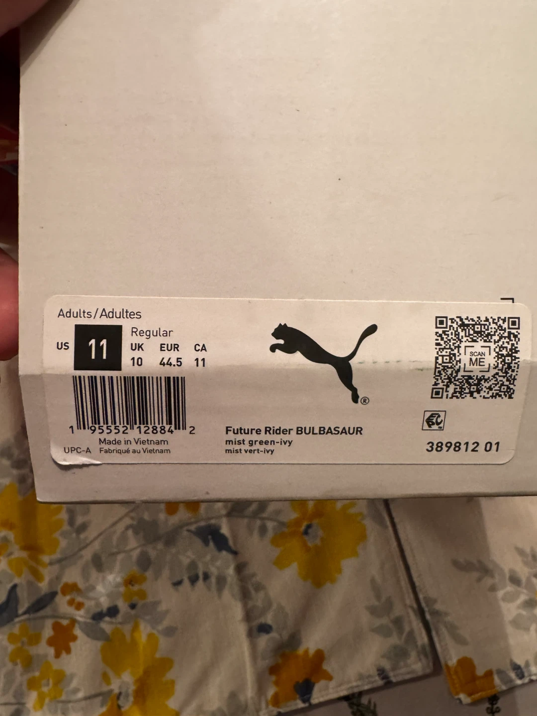 Puma Future Rider Bulbasaur Mist Green US 11 - photo 3