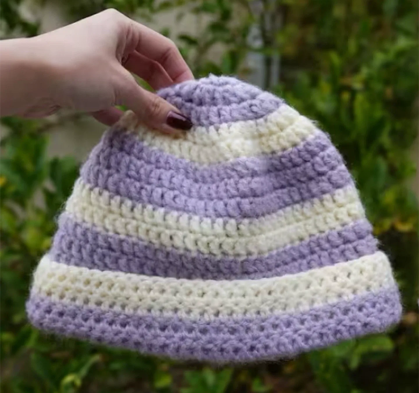 Handmade Crochet Baby Beanie image indicator(2)