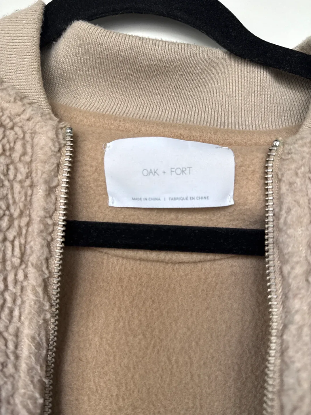 Oak + Fort Teddy Bomber Jacket image indicator(2)