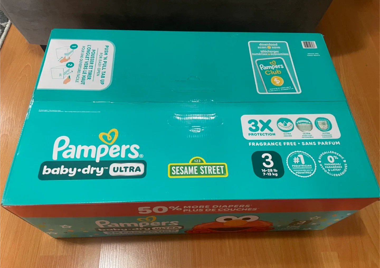 Pampers Baby-Dry Ultra Size 3 (174 Diapers) image indicator(2)