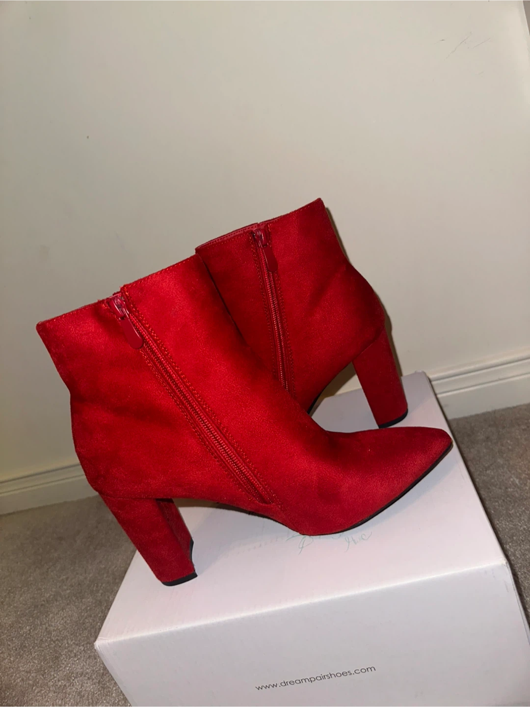 Size 7 Red Boots