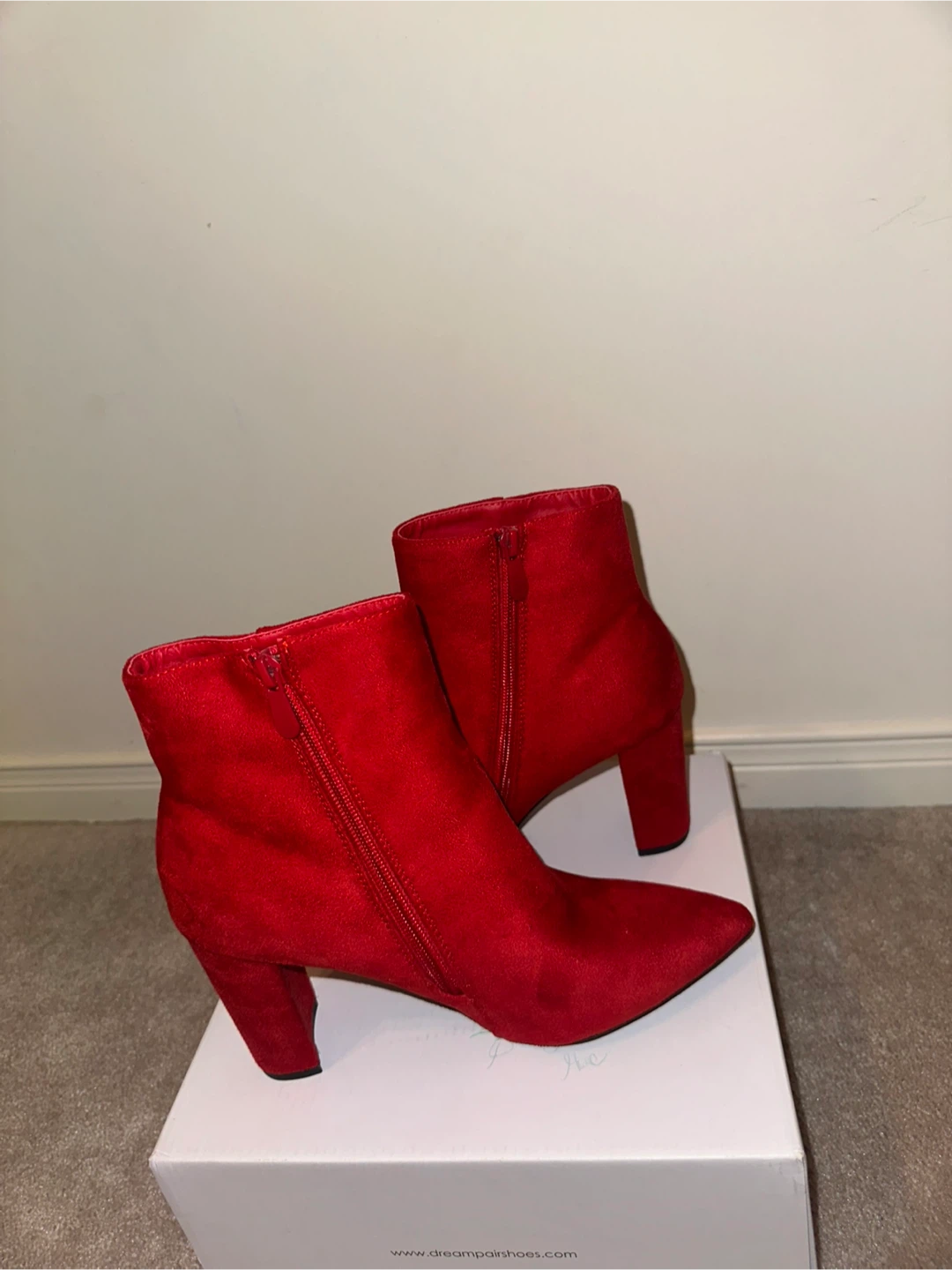 Size 7 Red Boots - photo 2