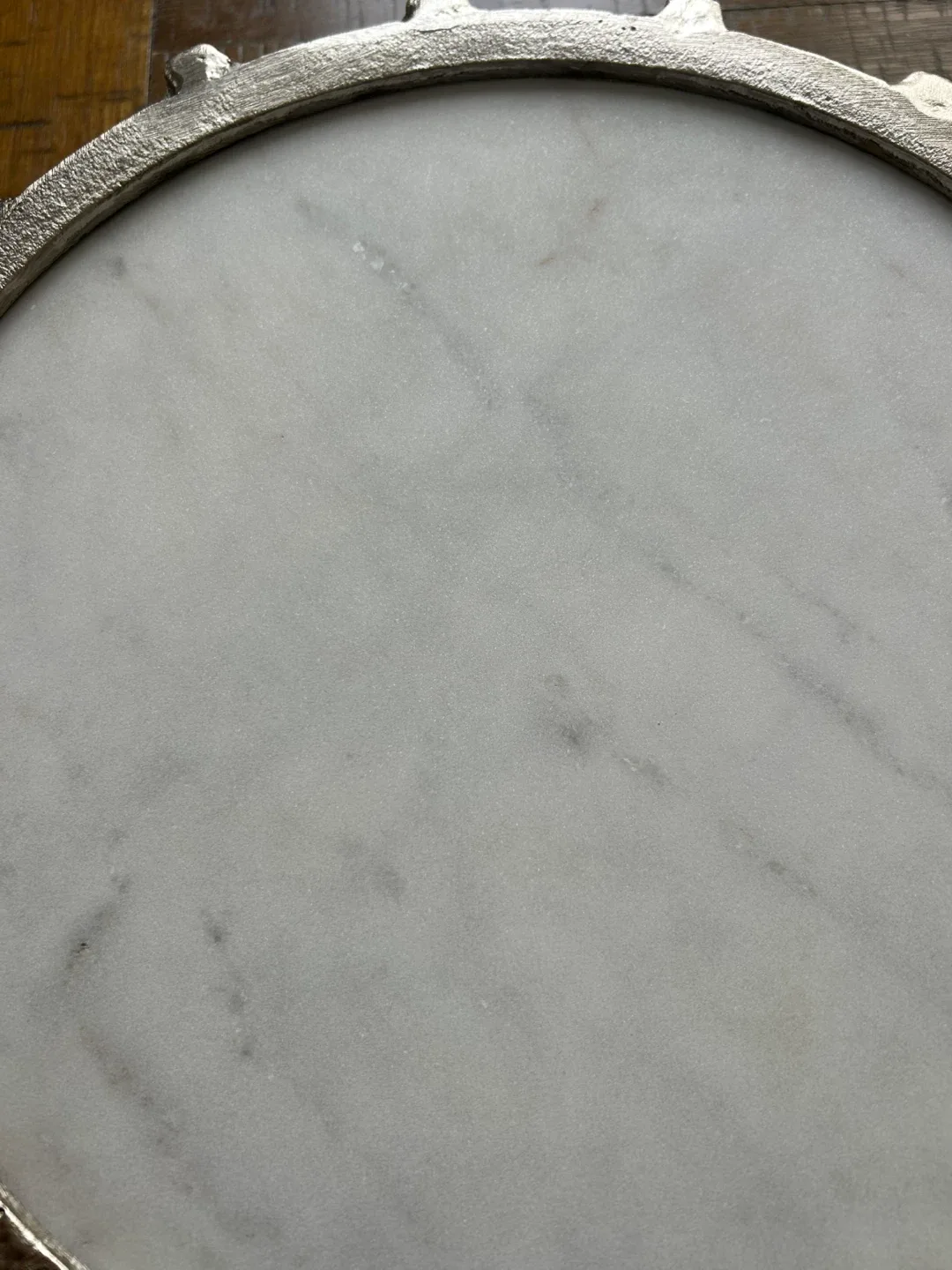 Marble & Silver Decorative Tray image indicator(6)