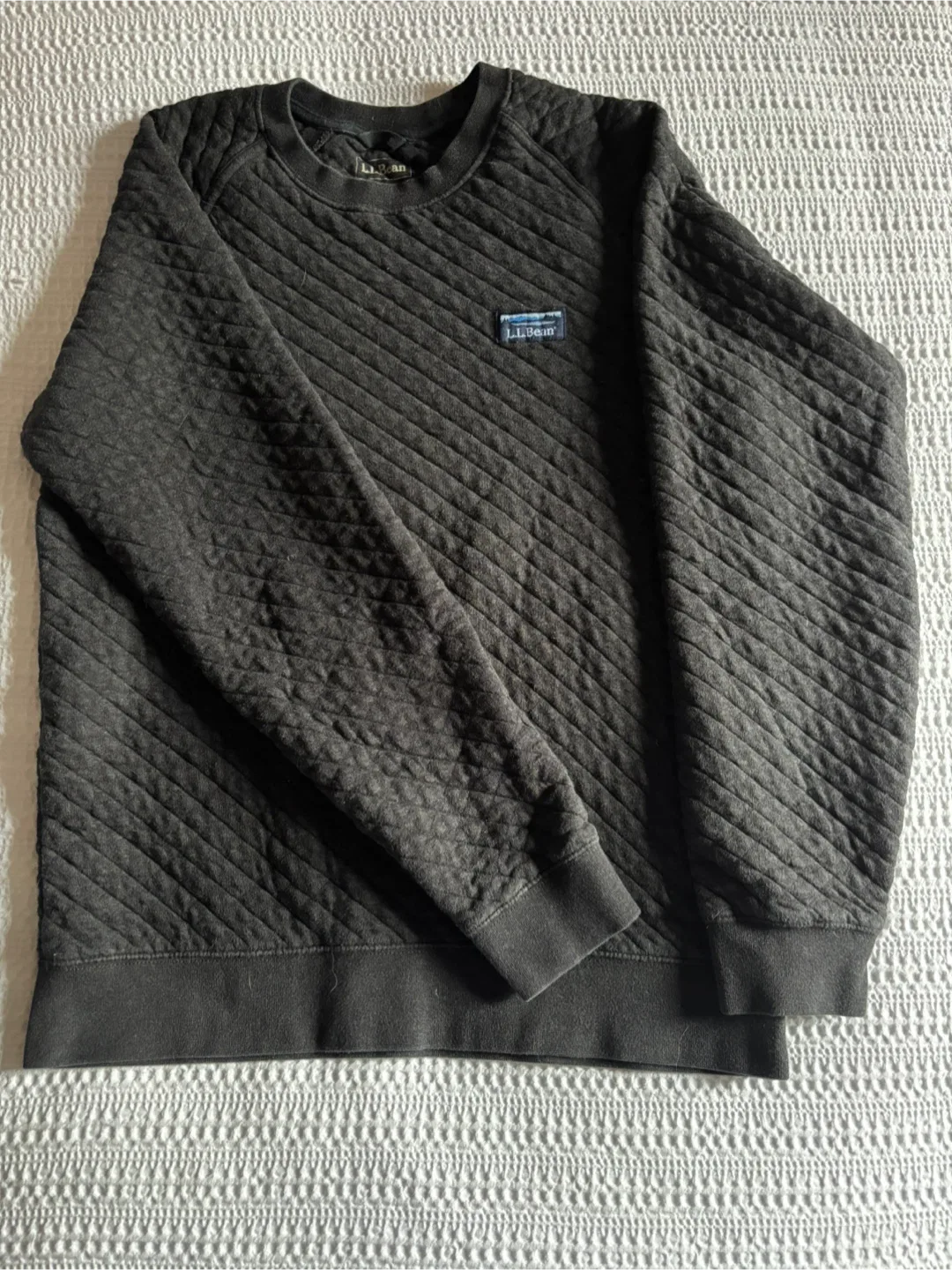 L.L.Bean Quilted Crewneck Sweater - Small image indicator(2)