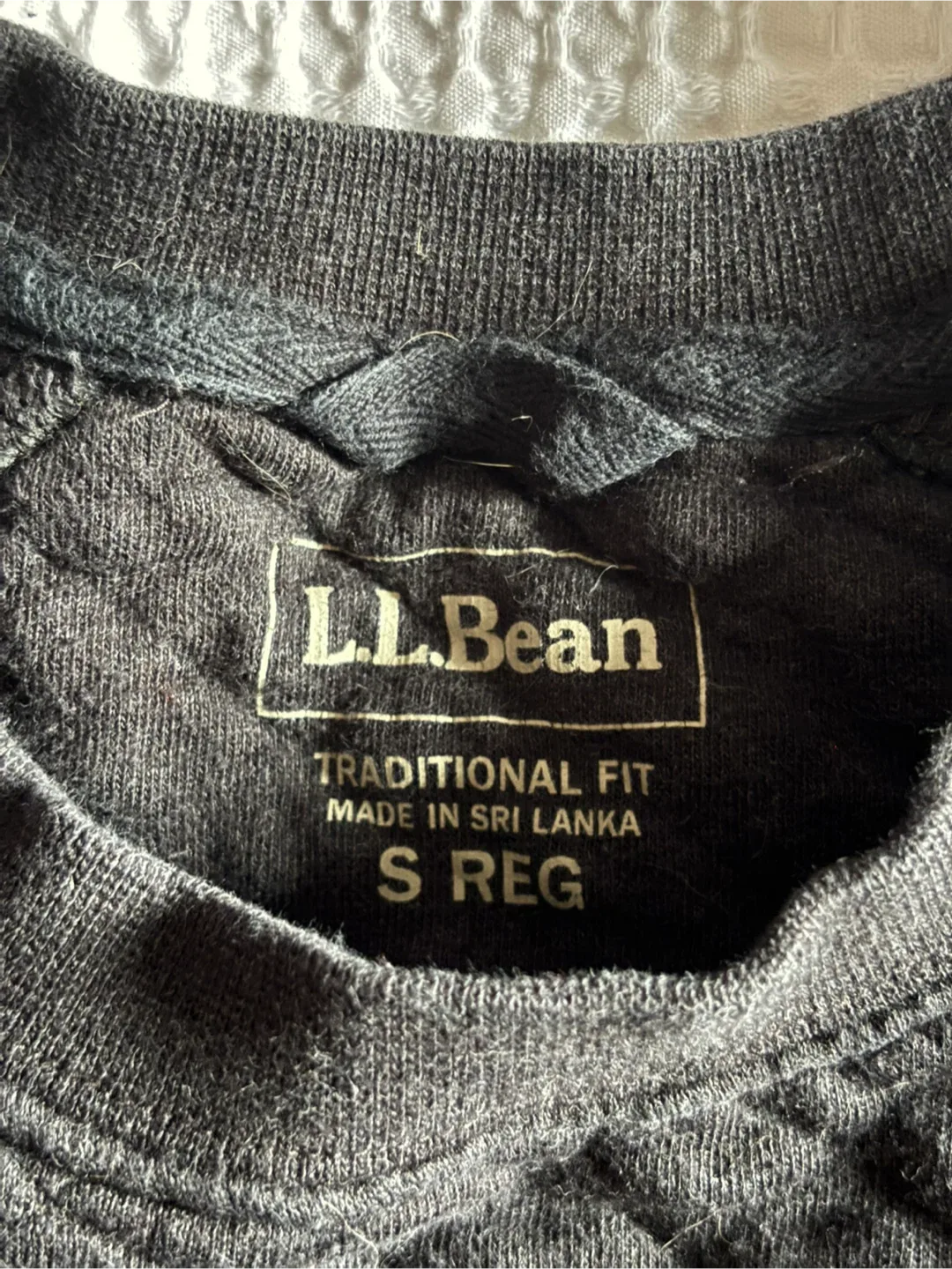 L.L.Bean Quilted Crewneck Sweater - Small image indicator(3)
