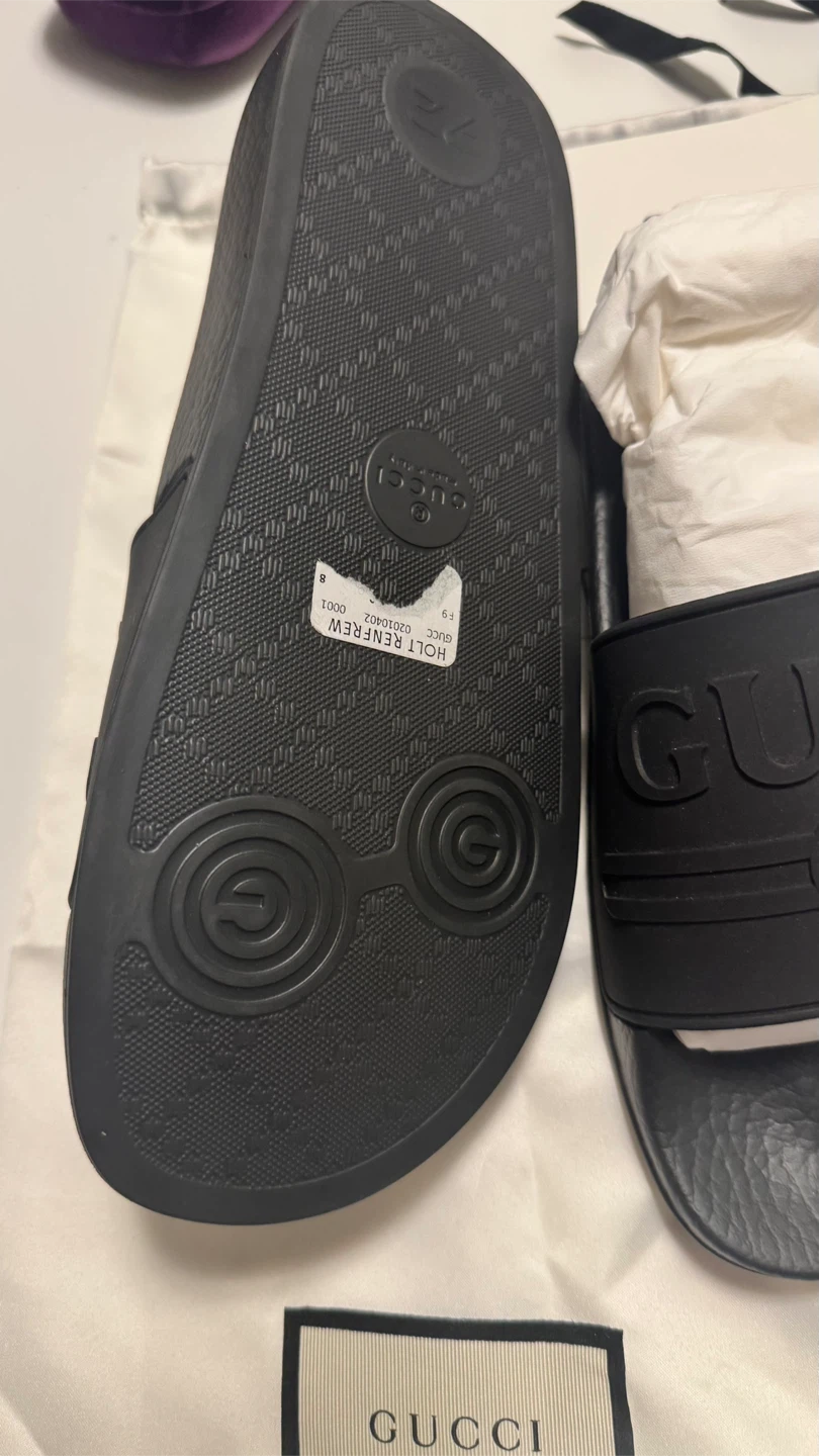 Gucci Slides - Black, with Box - photo 5