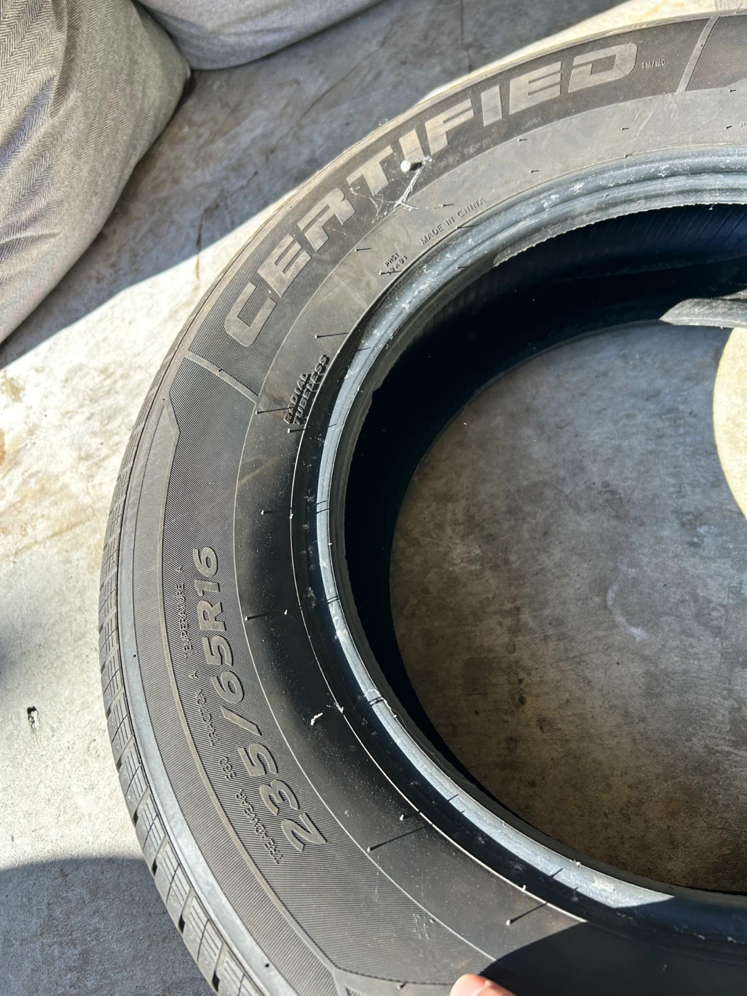 235/65R16 All season almost new tires - photo 2