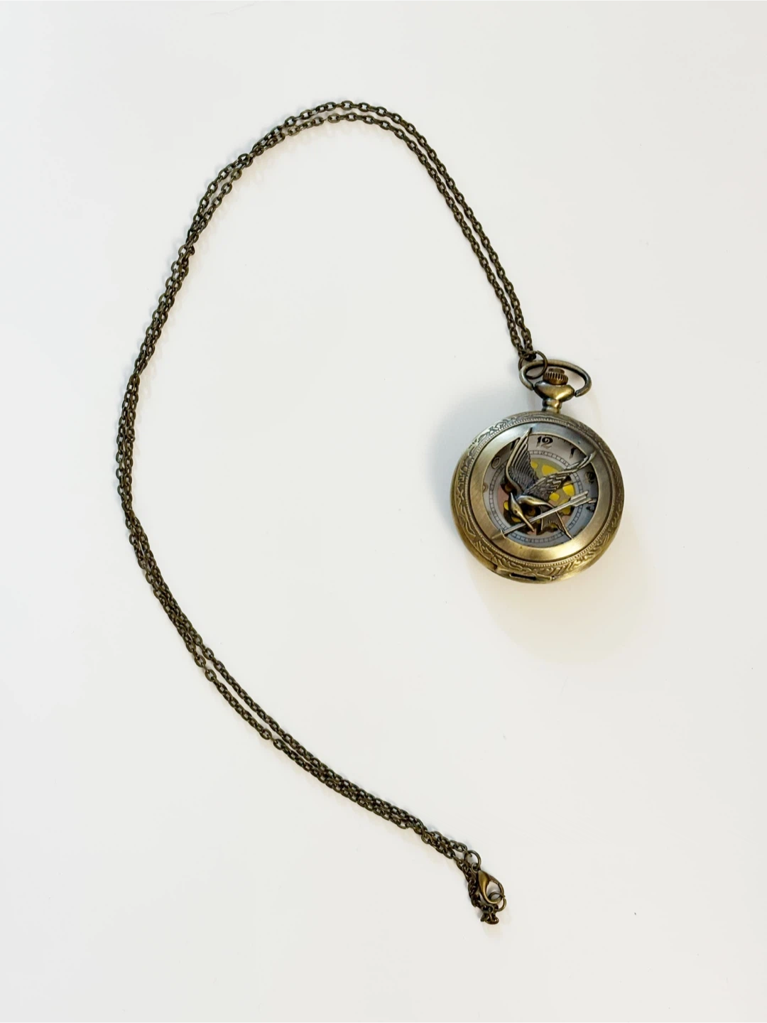 Hunger Games Mockingjay Necklace (Halloween Costume) - photo 4