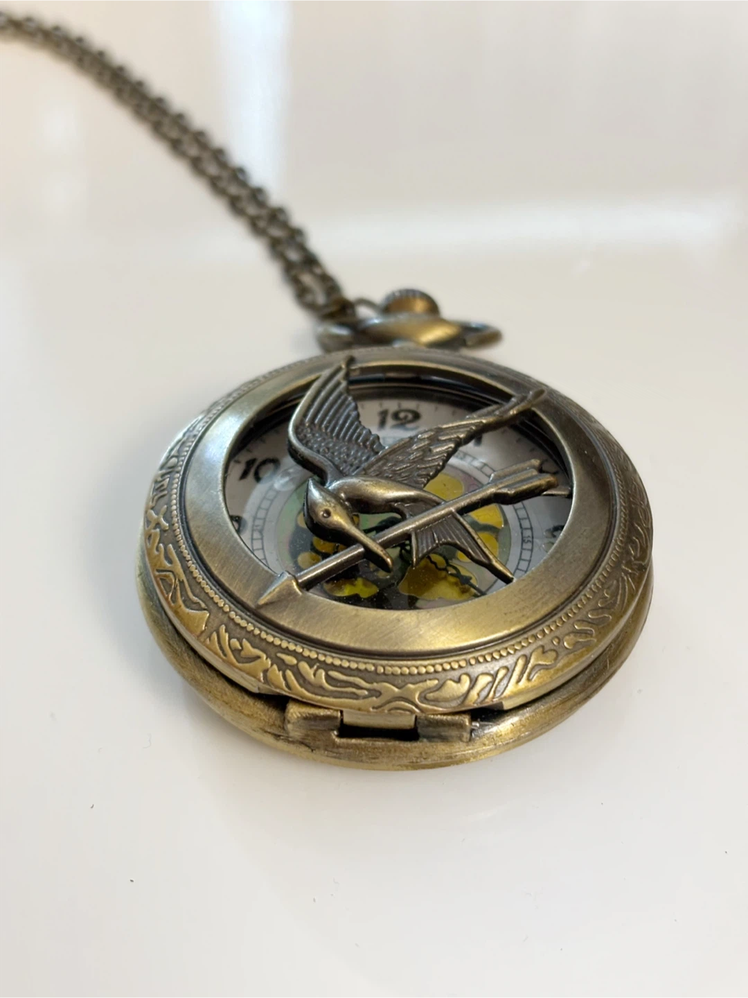 Hunger Games Mockingjay Necklace (Halloween Costume)