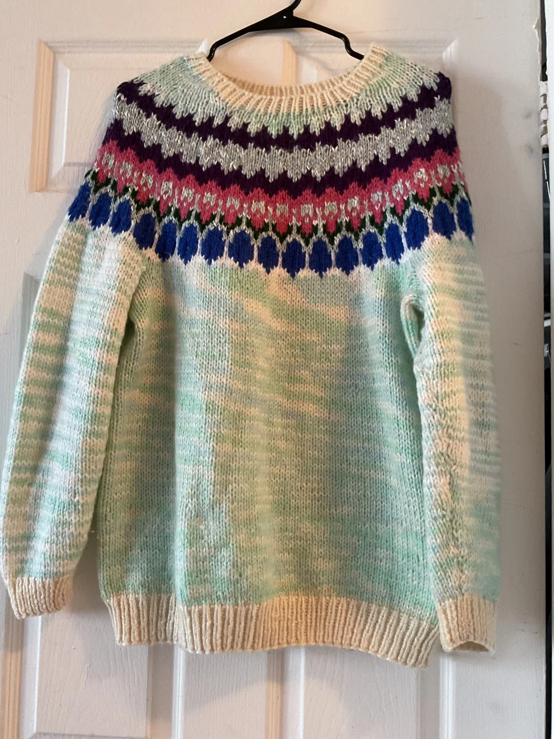 Hand-Knitted Fair Isle Sweater thumbnail