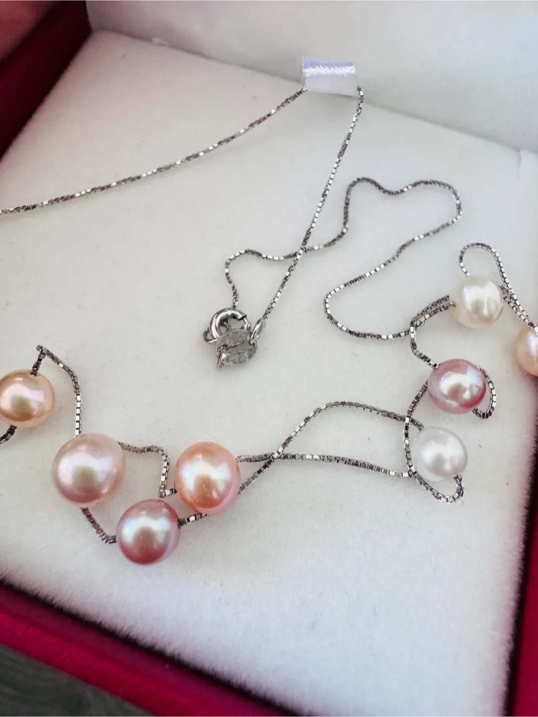 S925 Sterling Silver Pearl Necklace image indicator(3)