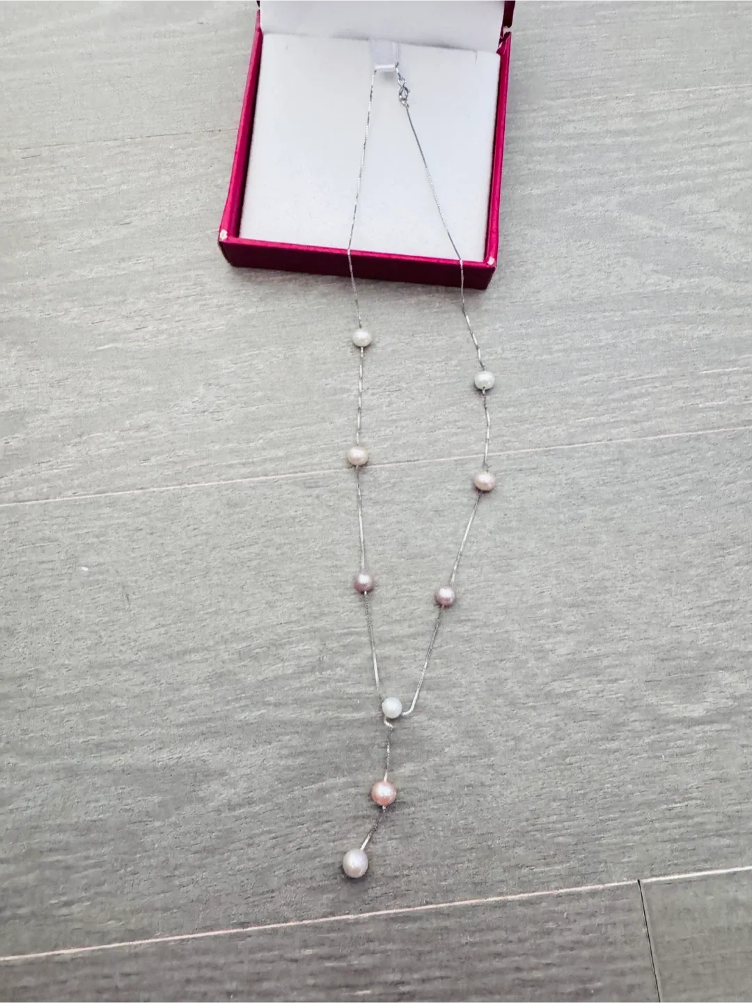 S925 Sterling Silver Pearl Necklace image indicator(5)