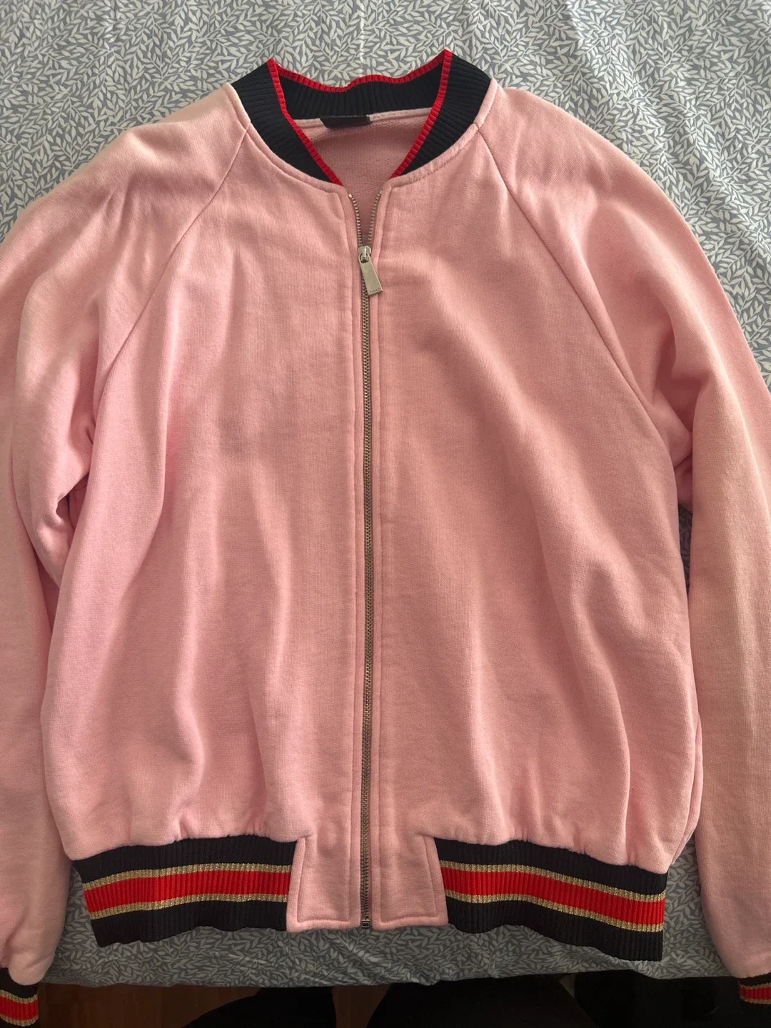 Love Me Tender Pink Bomber Jacket image indicator(2)