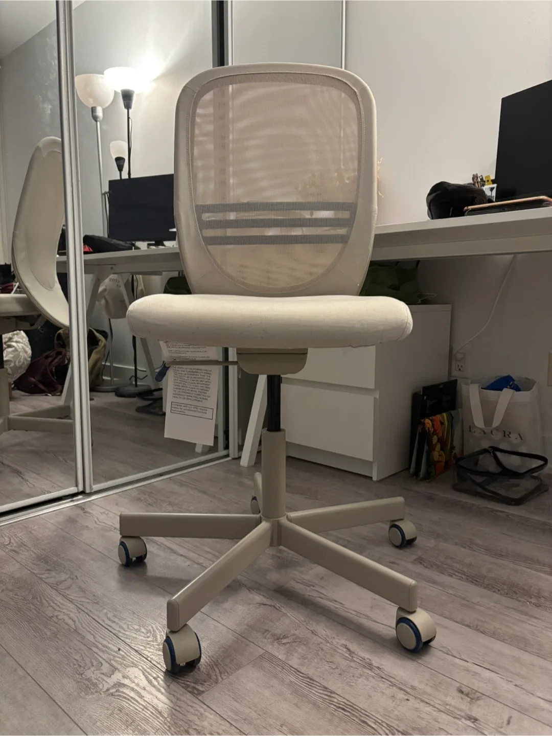 IKEA Flintan Office Chair - Beige, Moving - Must go thumbnail