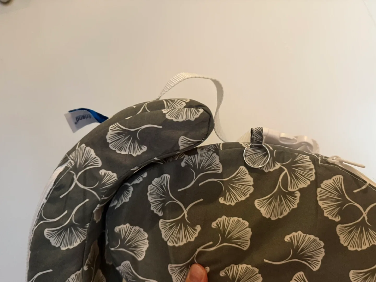 My Brest Friend Nursing Pillow - Grey Leaf Pattern image indicator(2)