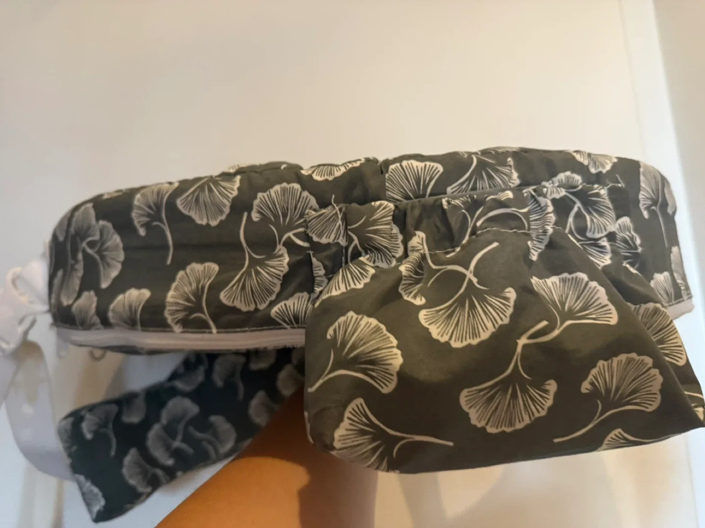 My Brest Friend Nursing Pillow - Grey Leaf Pattern image indicator(3)