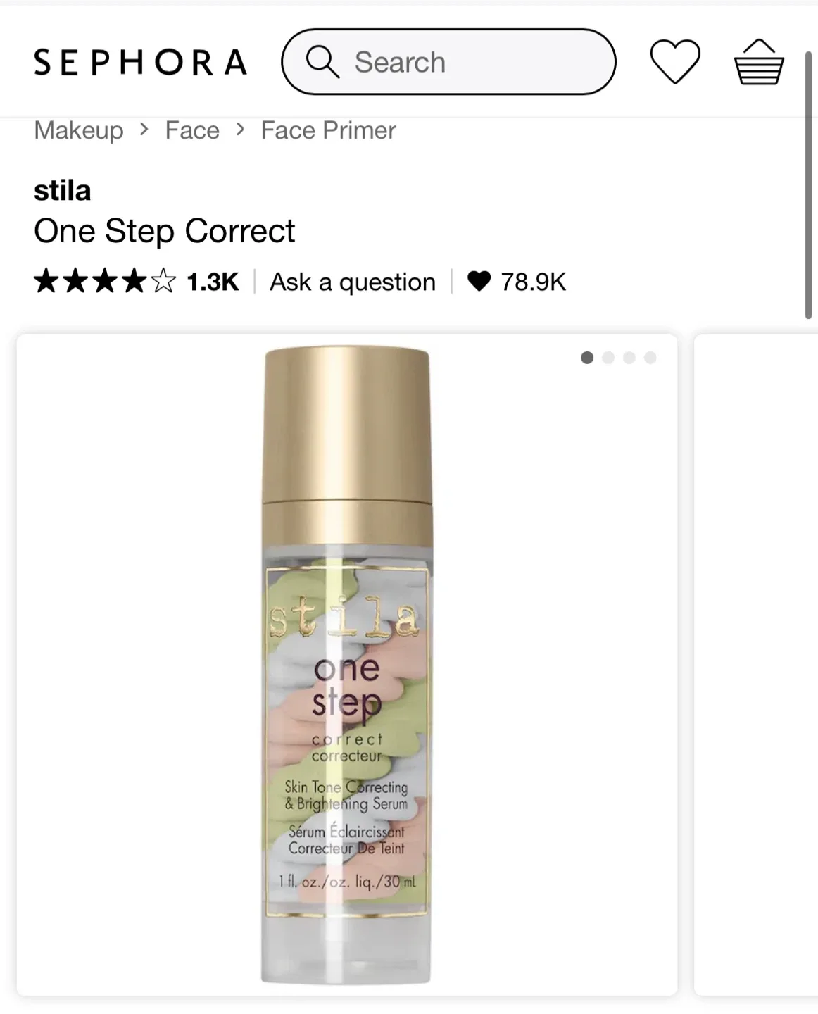 (Brand New) Stila Correcting Primer (retail $55) image indicator(2)