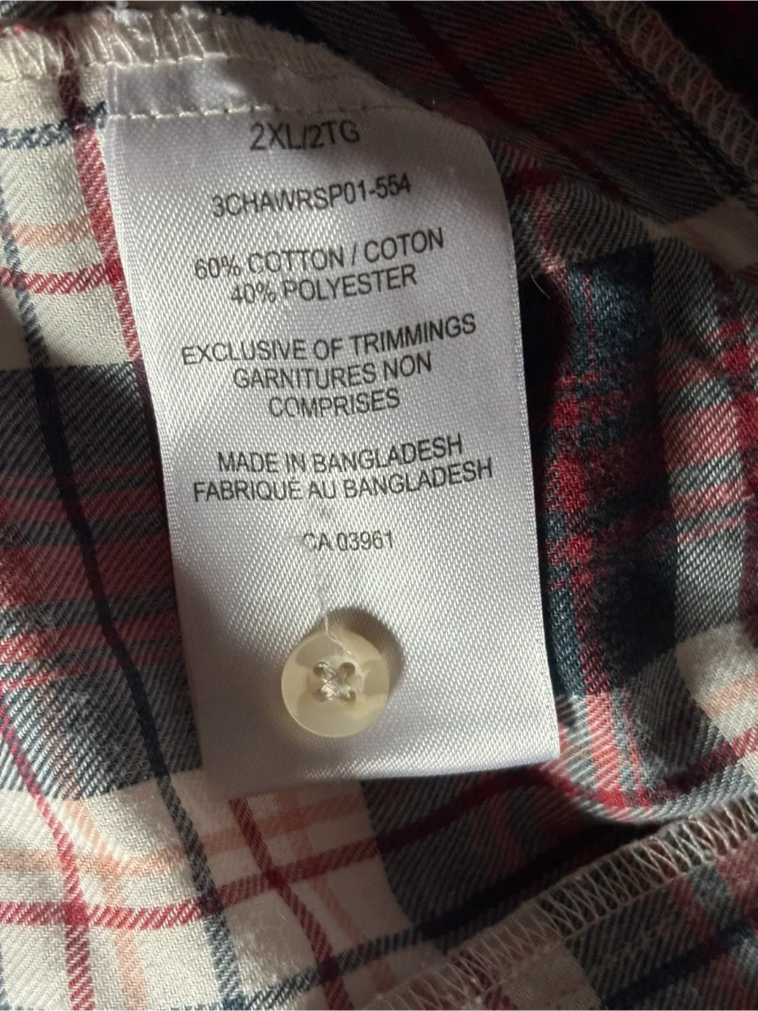 Wind River Plaid Flannel Shirt - Size 2XL image indicator(4)