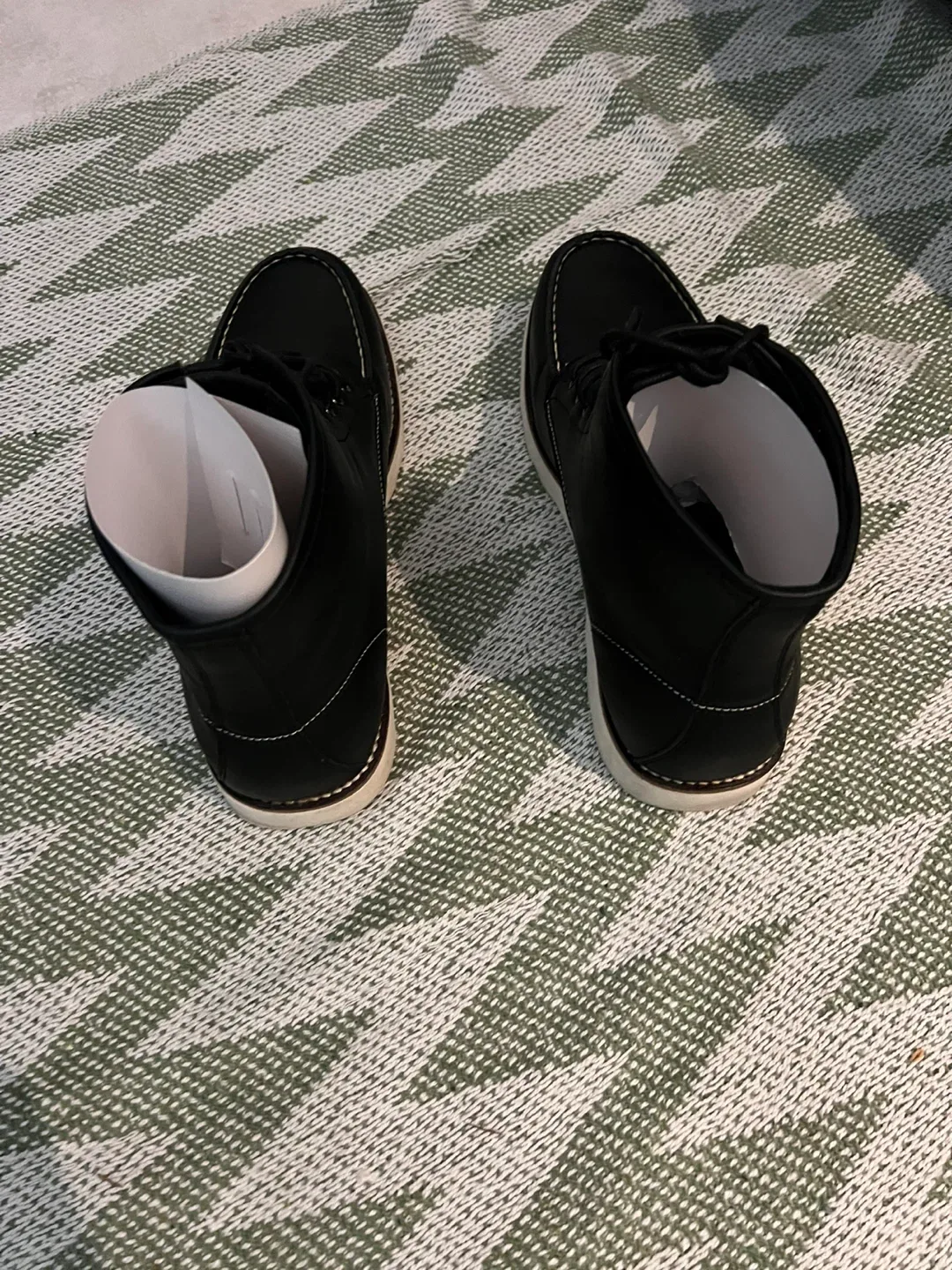 Men's Black Leather Boots image indicator(7)