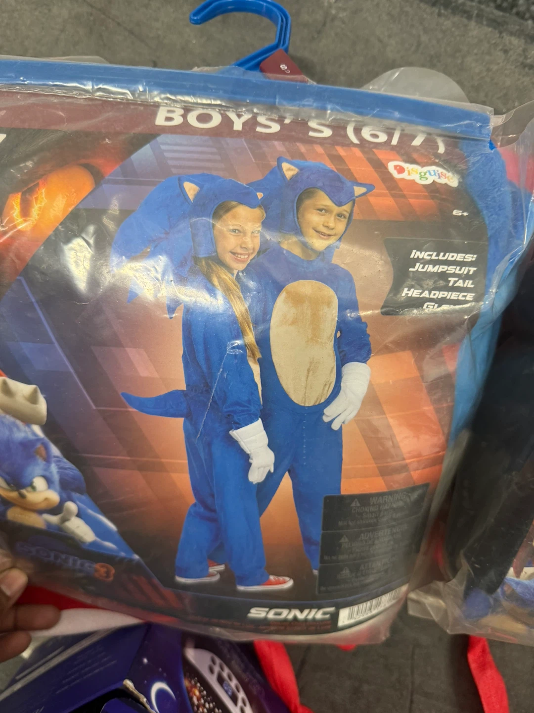 Sonic and shadow Boys' Costume Size S (6/7) - photo 2