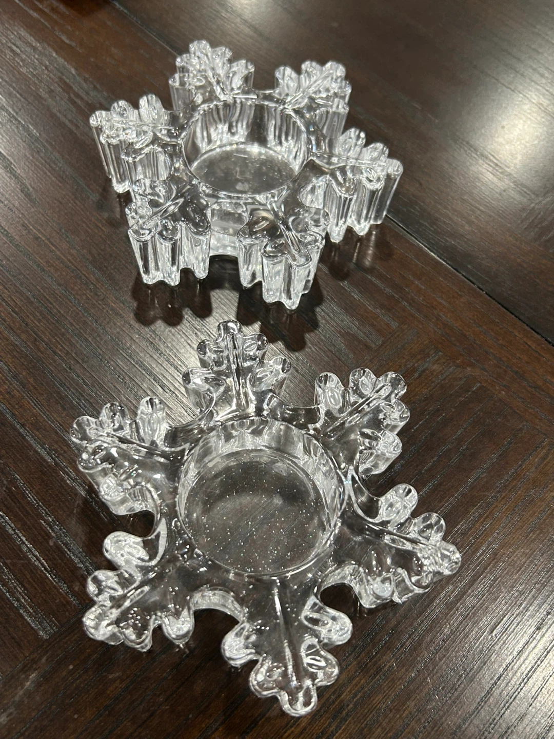 Snowflake Candle Holders (Set of 2) - photo 3
