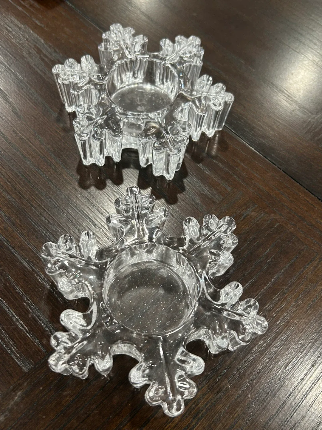 Snowflake Candle Holders (Set of 2) image indicator(3)