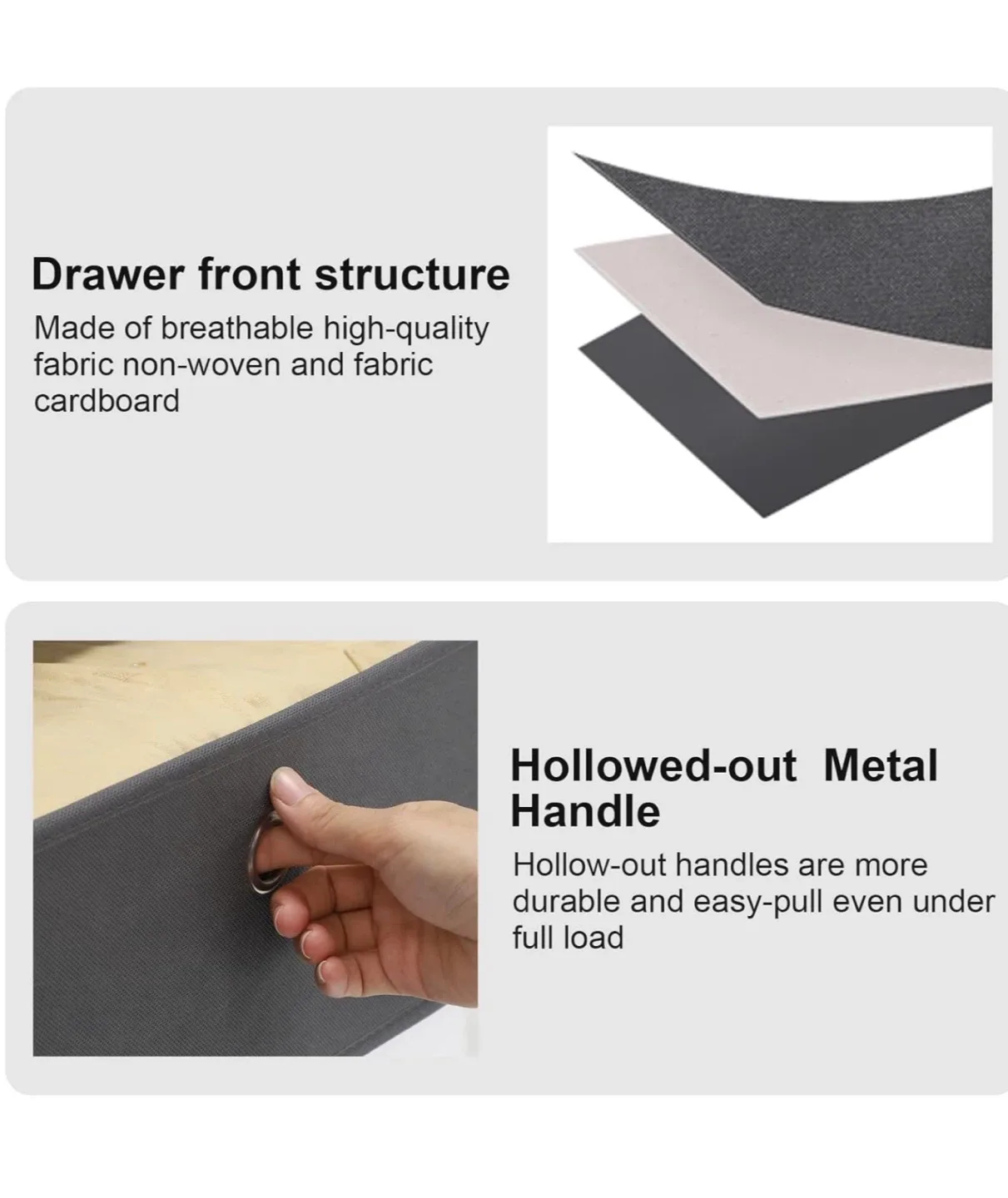 4-Tier Fabric Drawer Dresser Organizer image indicator(4)