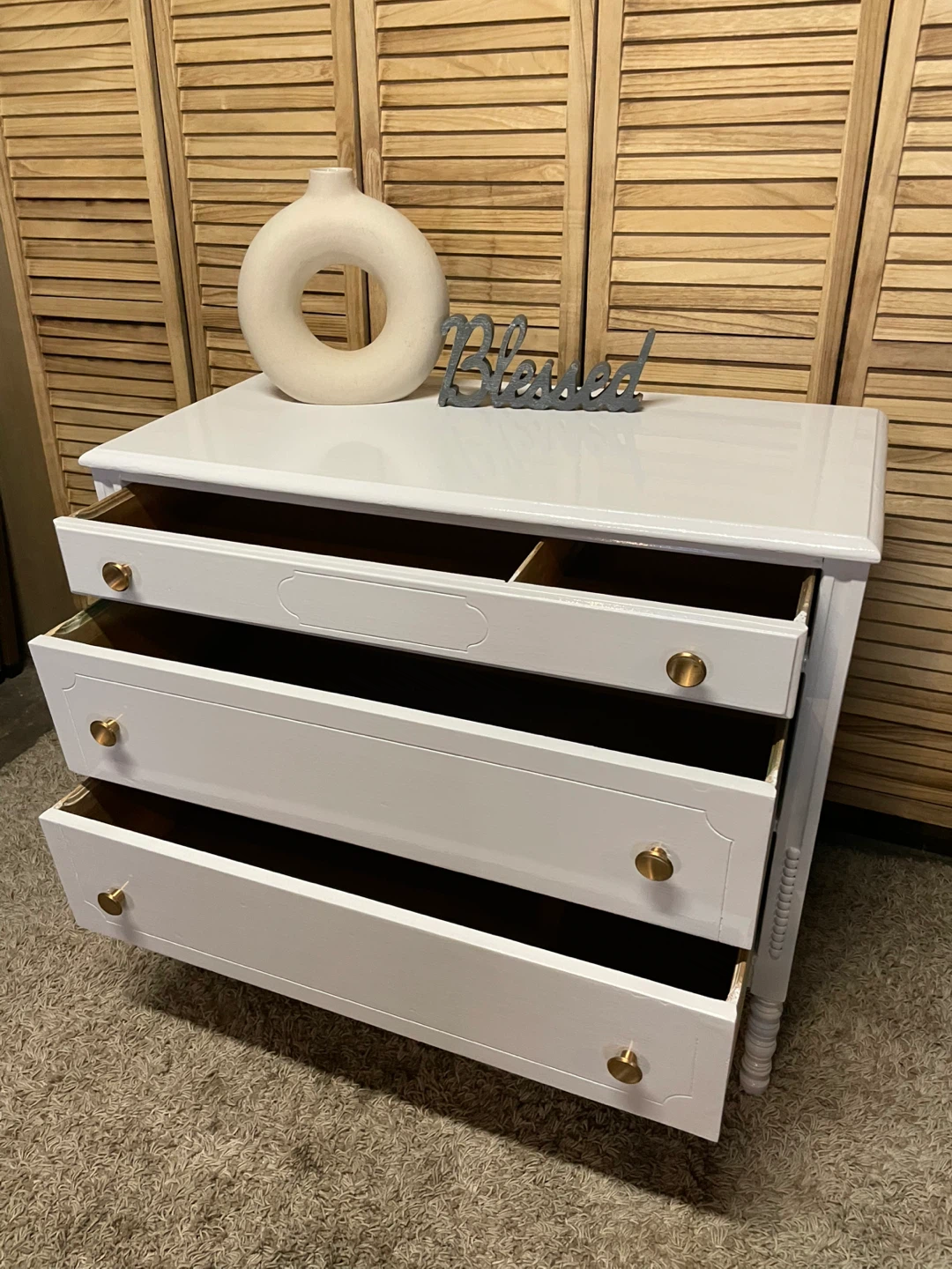 Beautiful Antique Refinished Dresser - photo 4
