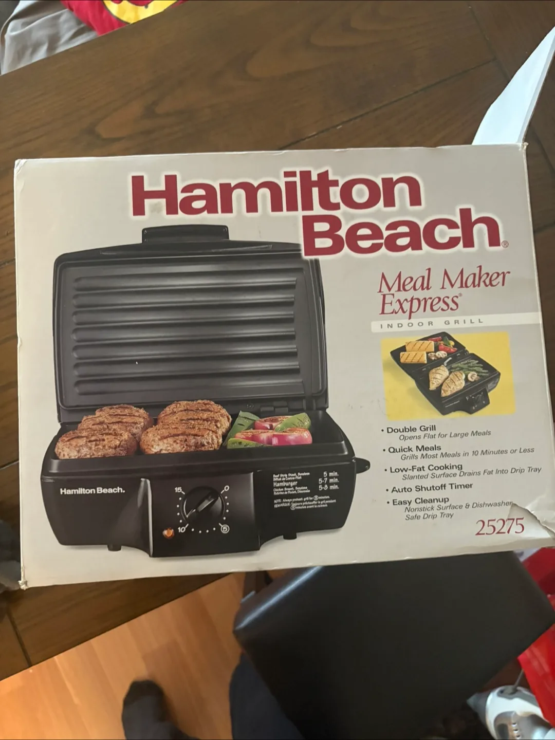 Electric indoor grill