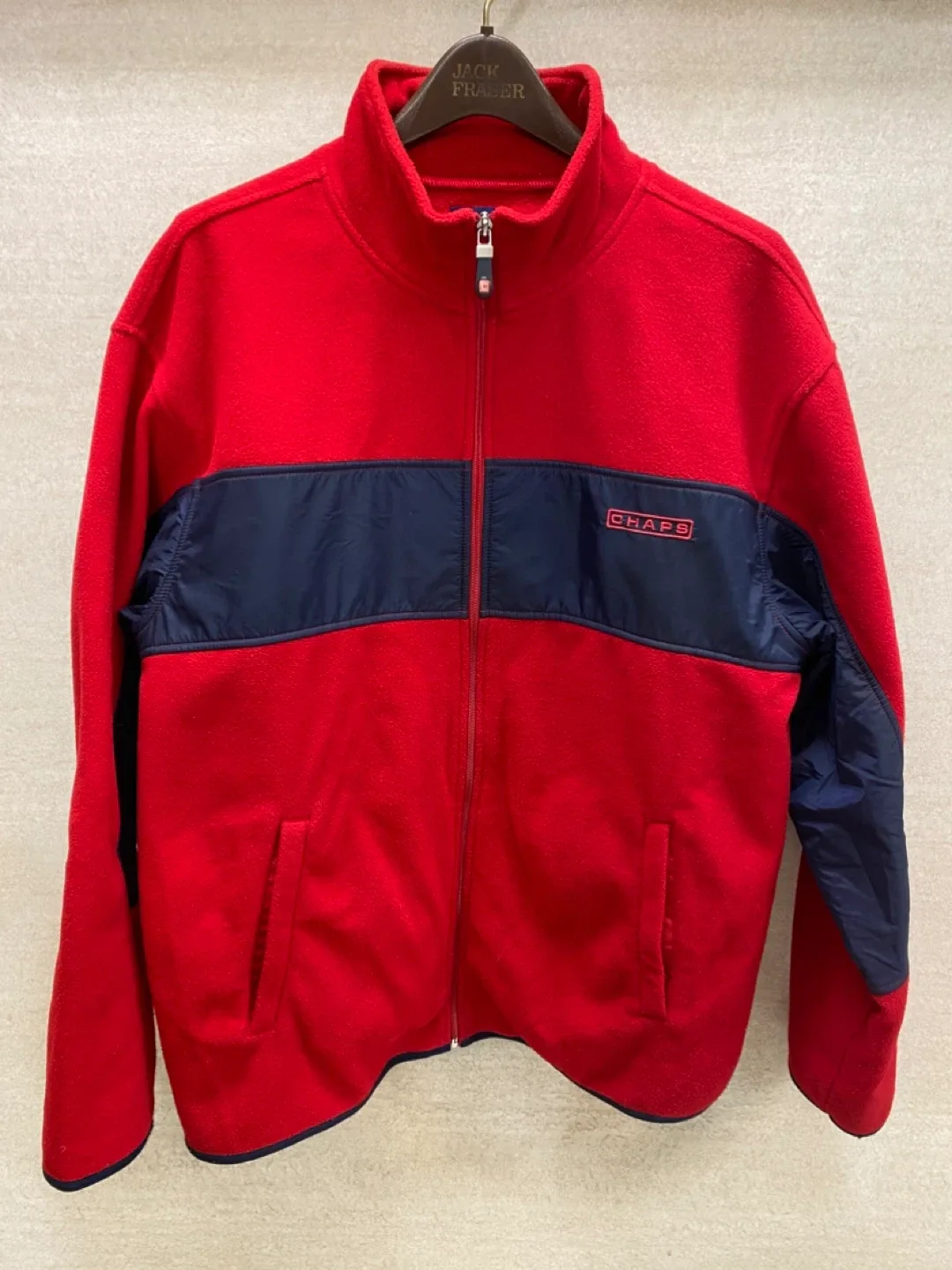 Vintage 90s RALPH LAUREN CHAPS Fleece Zipper Jacket Size - M image indicator(2)