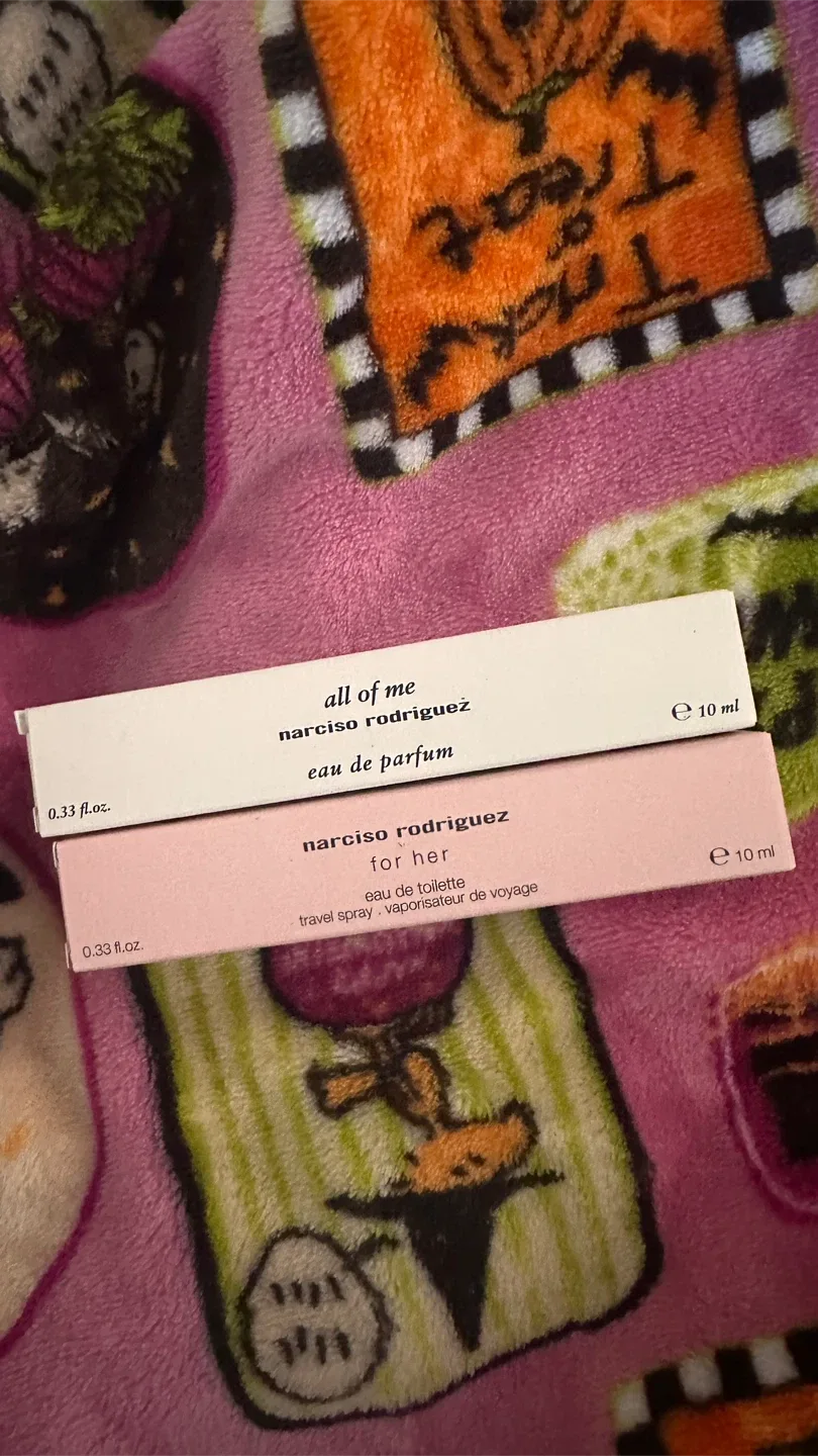 Narciso Rodriguez Perfume Samples - All of Me & For Her thumbnail