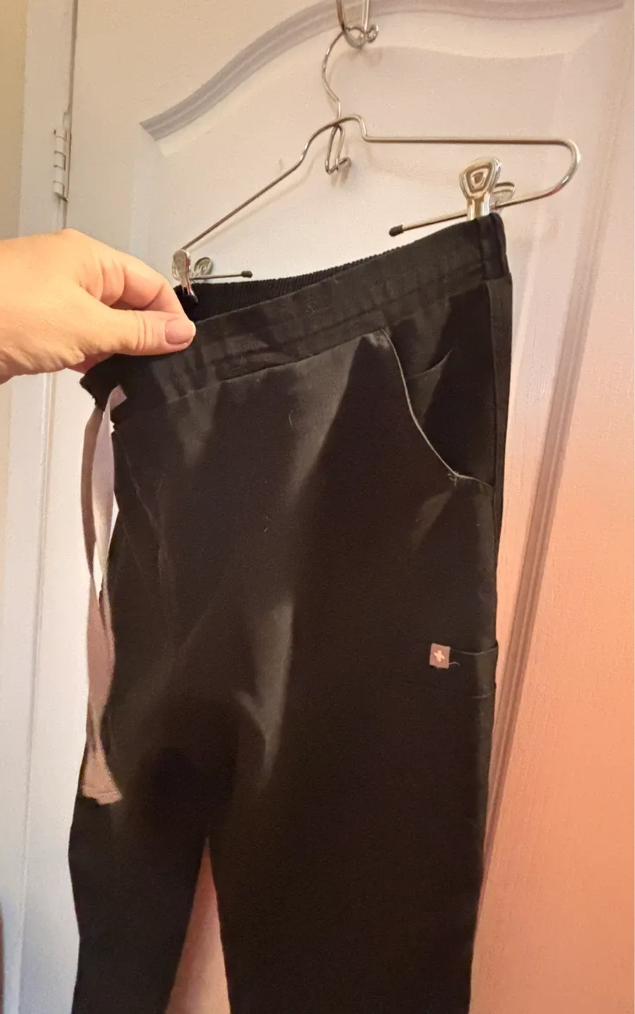 FIGS Technical Collection Black Scrub Pants L/T image indicator(2)