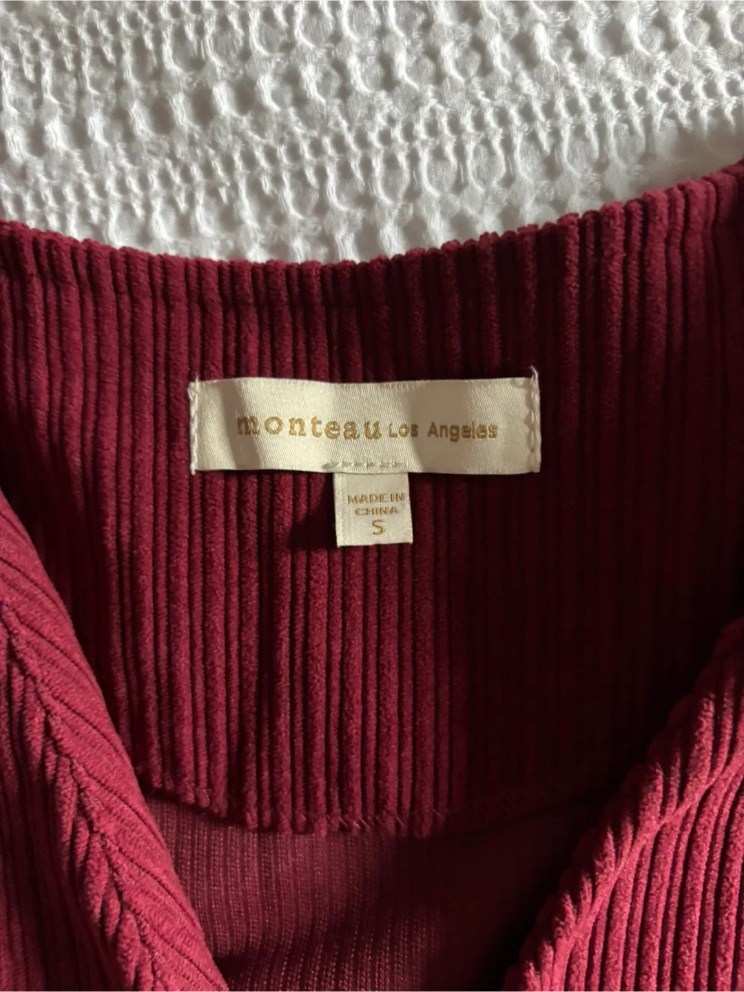 Monteau Los Angeles Corduroy Dress - Size Small image indicator(3)