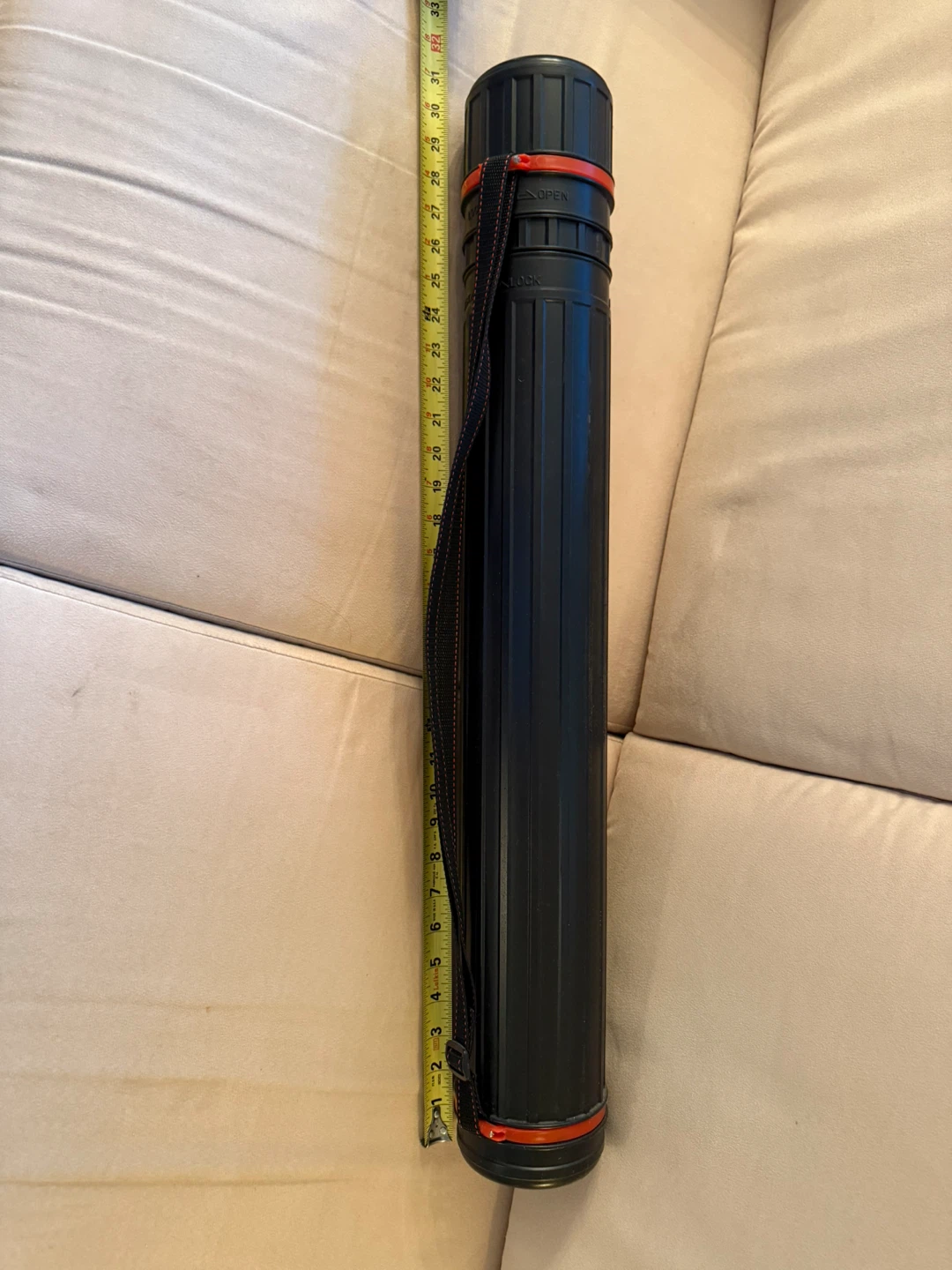 Adjustable Black Plastic Art Tube - photo 2