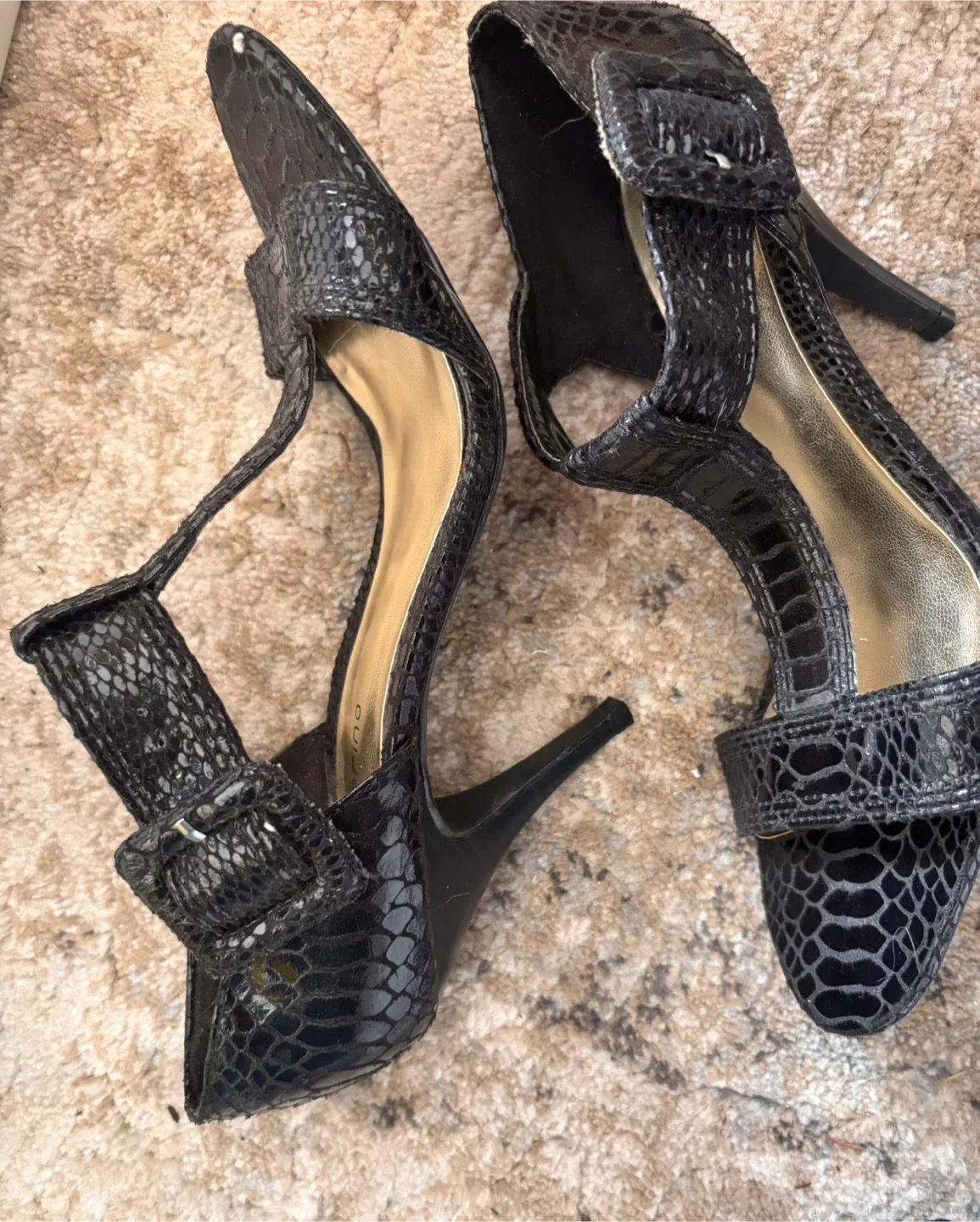 Ann Marino Black Heels - Size 9M image indicator(3)