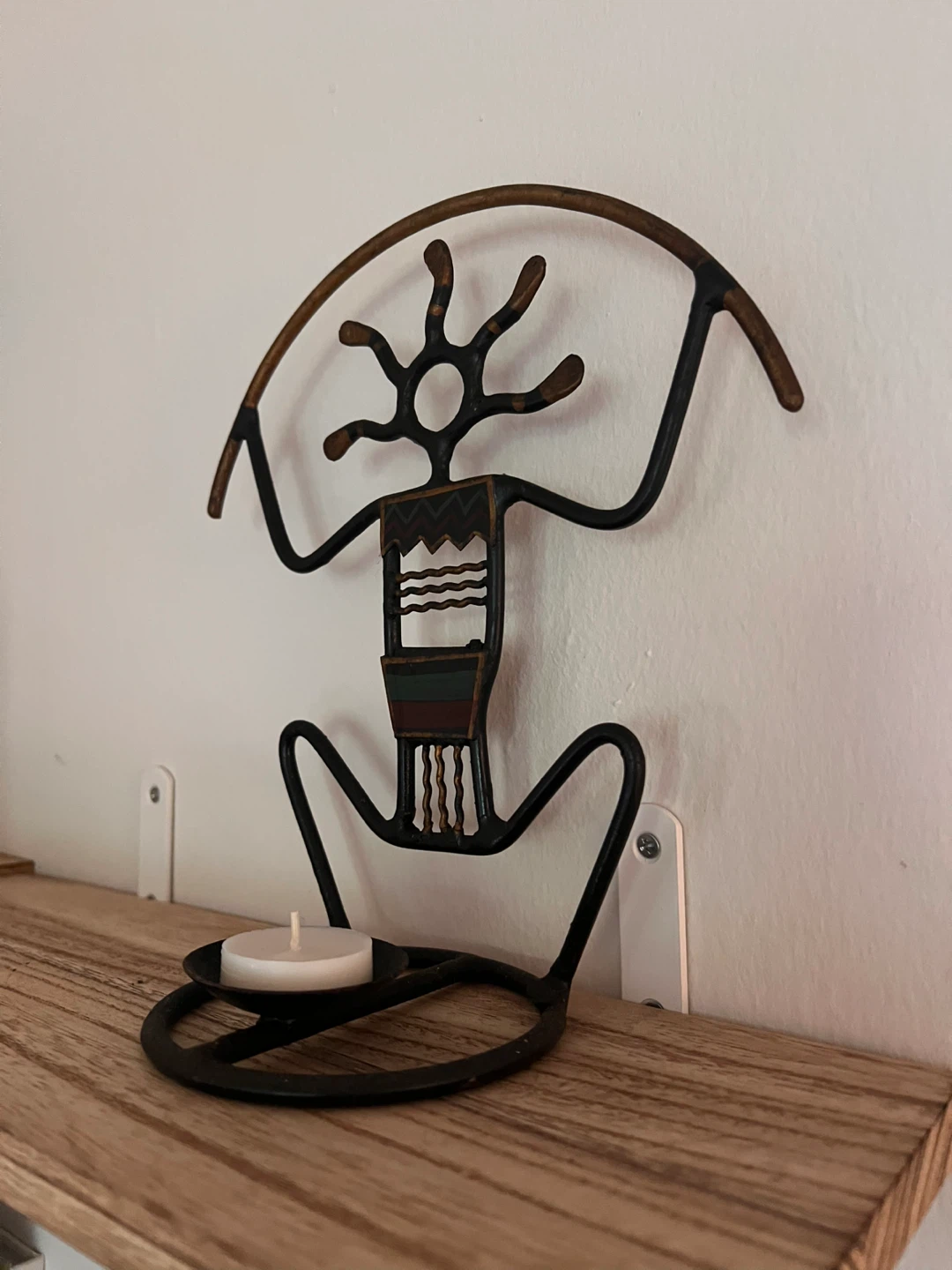 Metal Candle Holder - Unique Design - photo 2