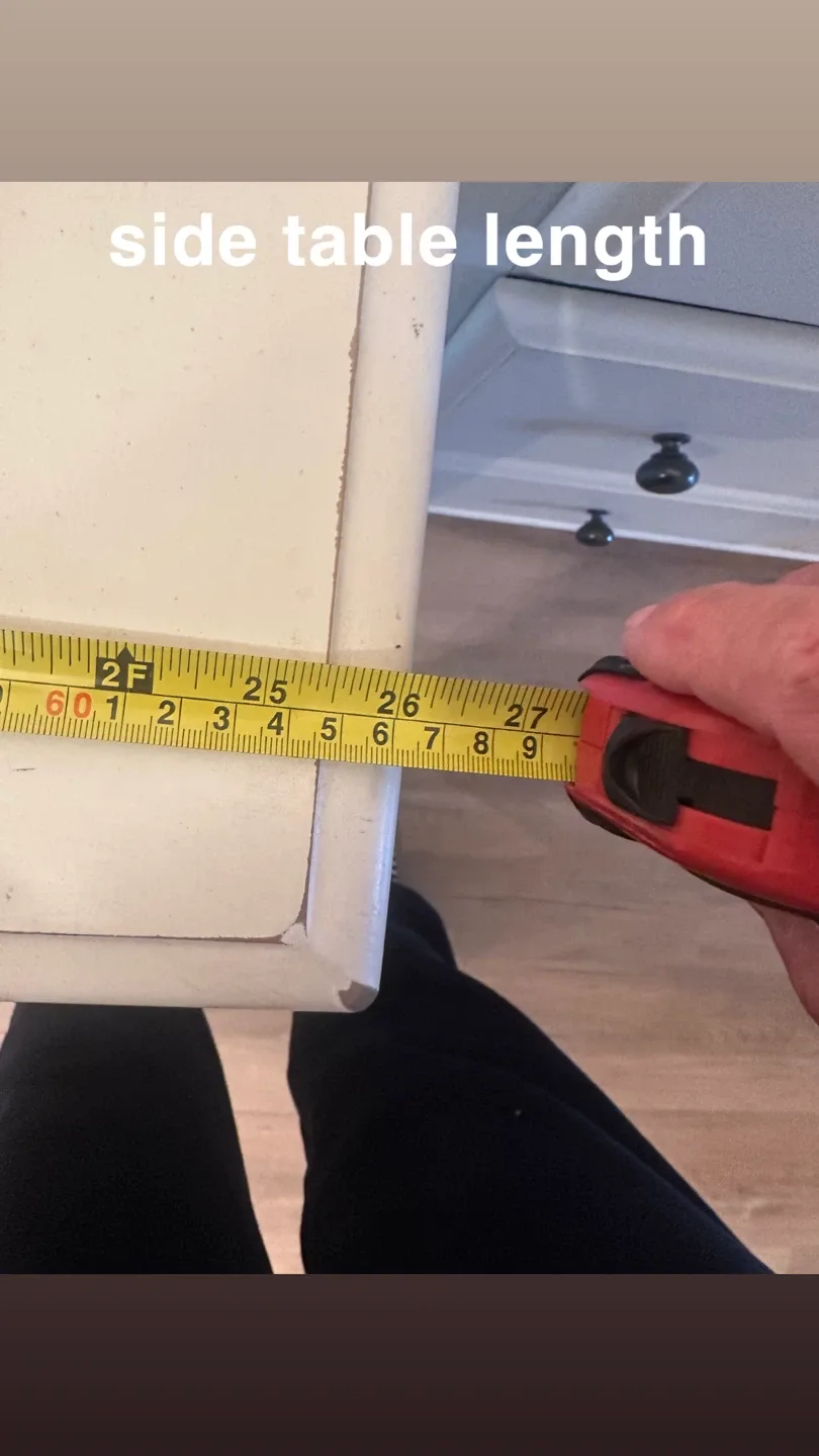 White Dresser & Side Table Set image indicator(5)