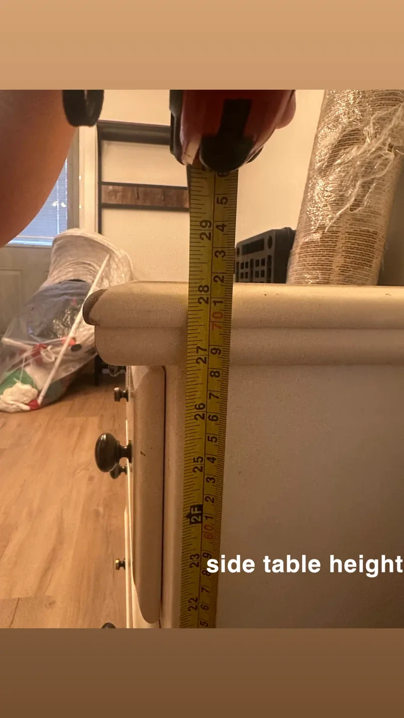 White Dresser & Side Table Set image indicator(7)